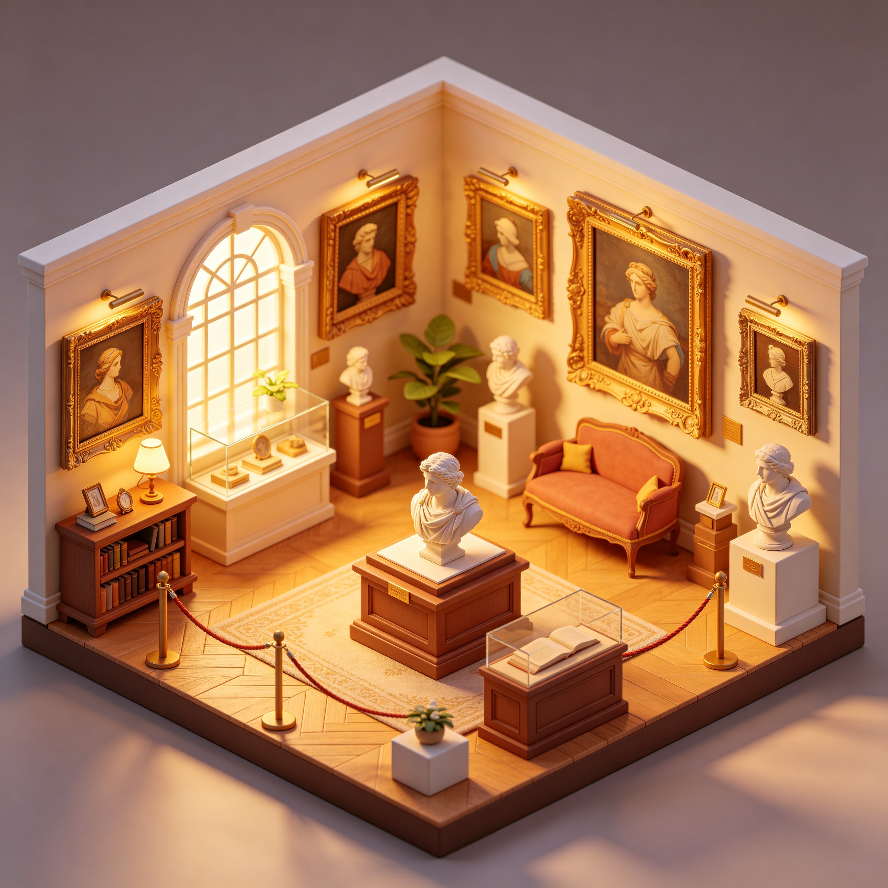 3D Isometric Museum