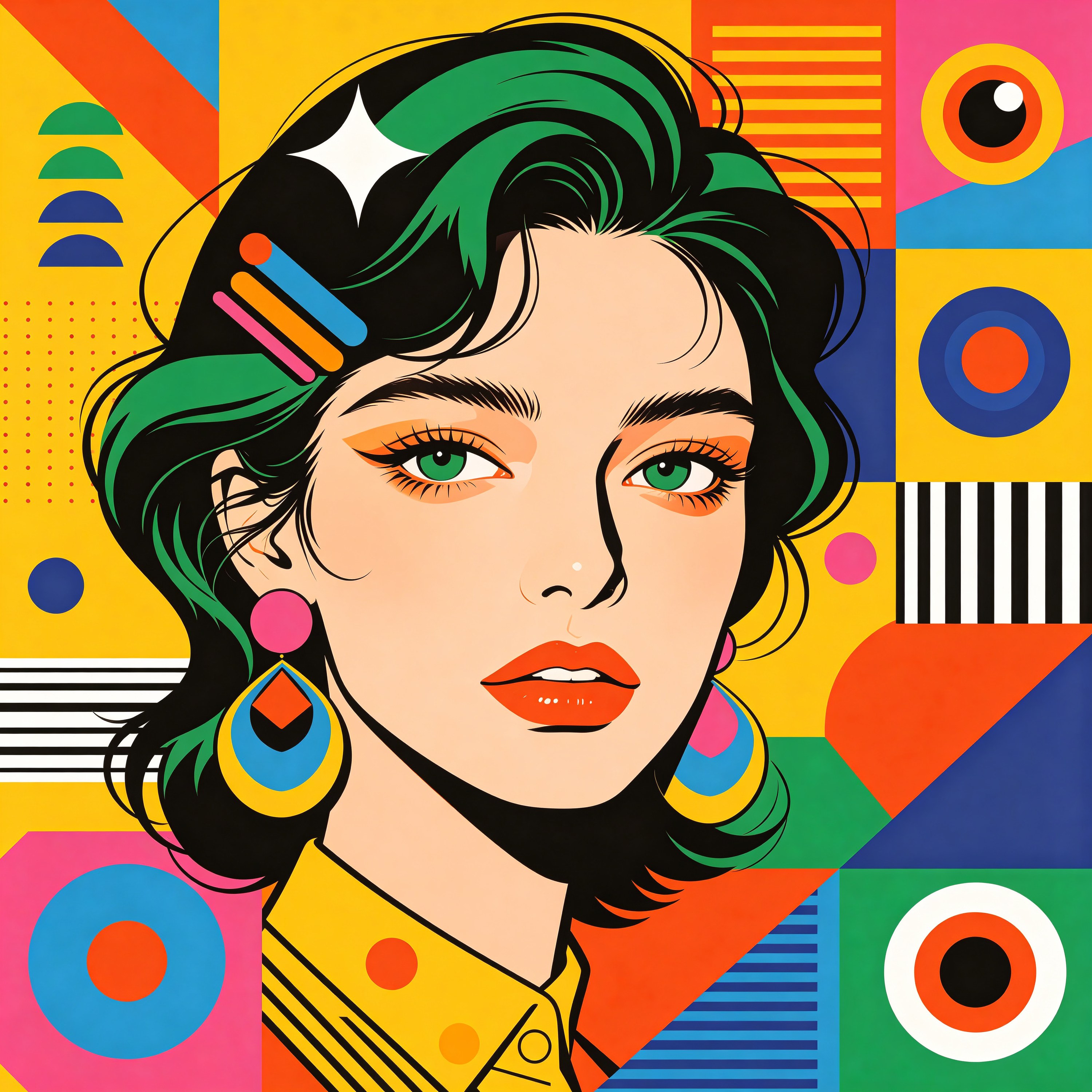 Pop Memphis Portrait