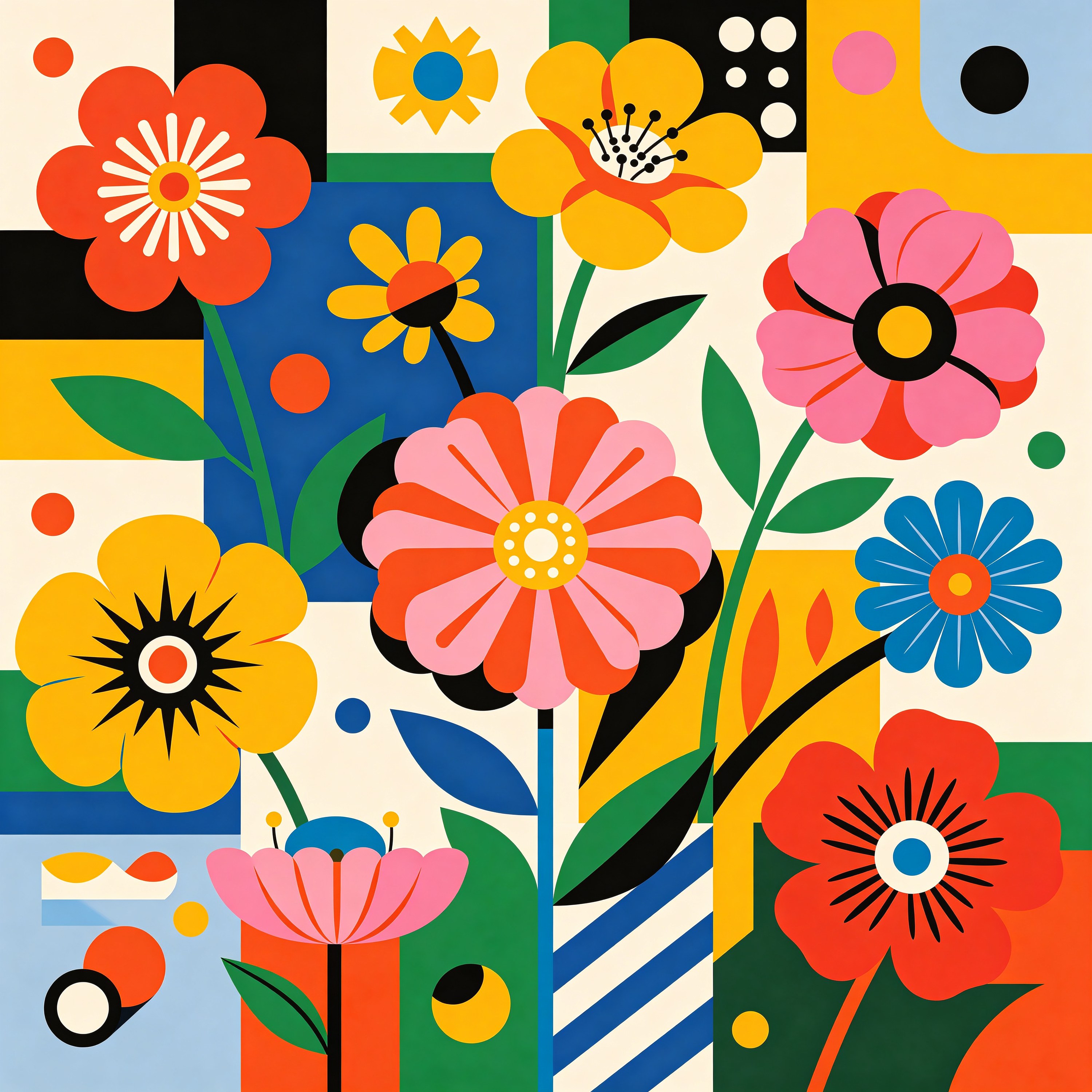 Pop Memphis Flowers