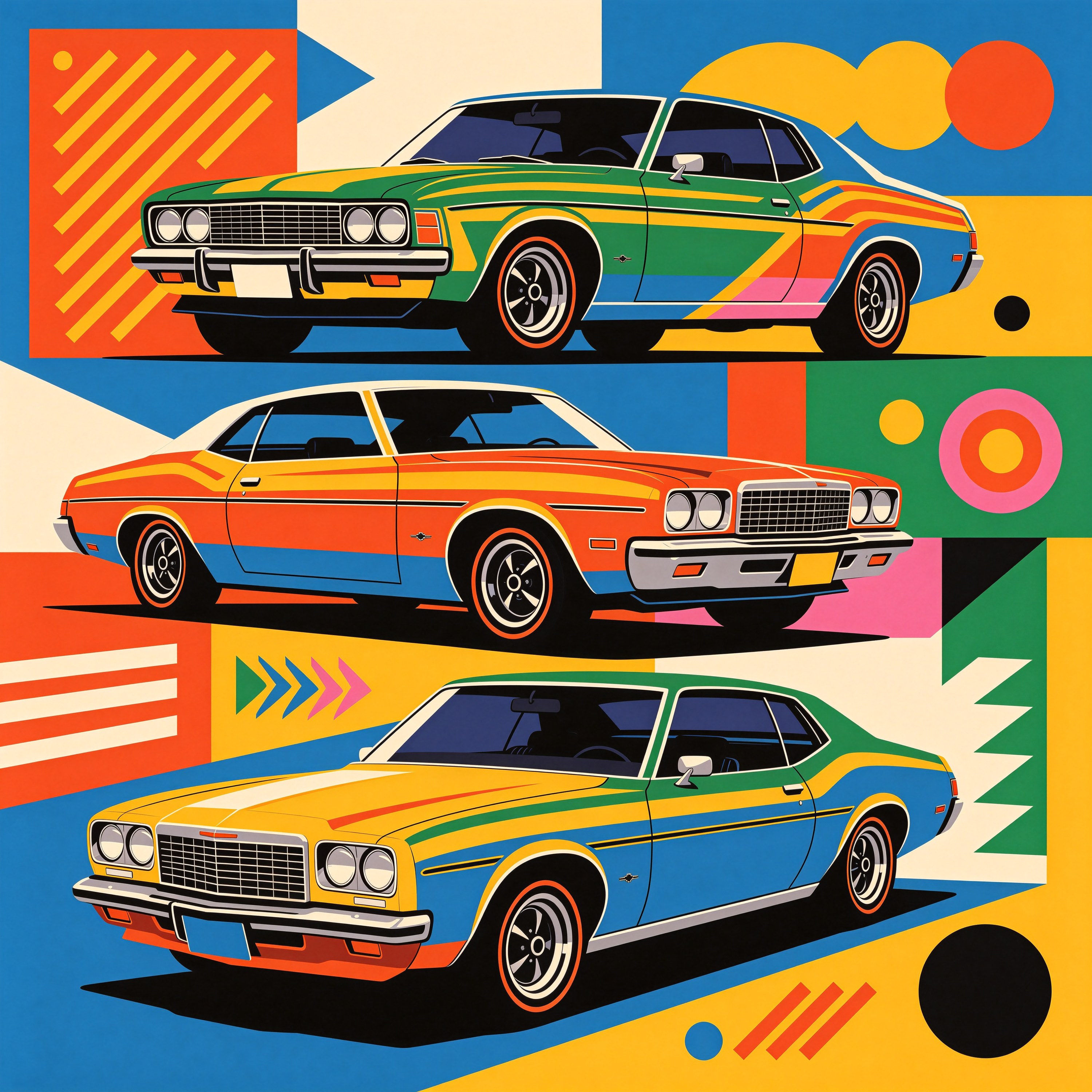 Pop Memphis Car