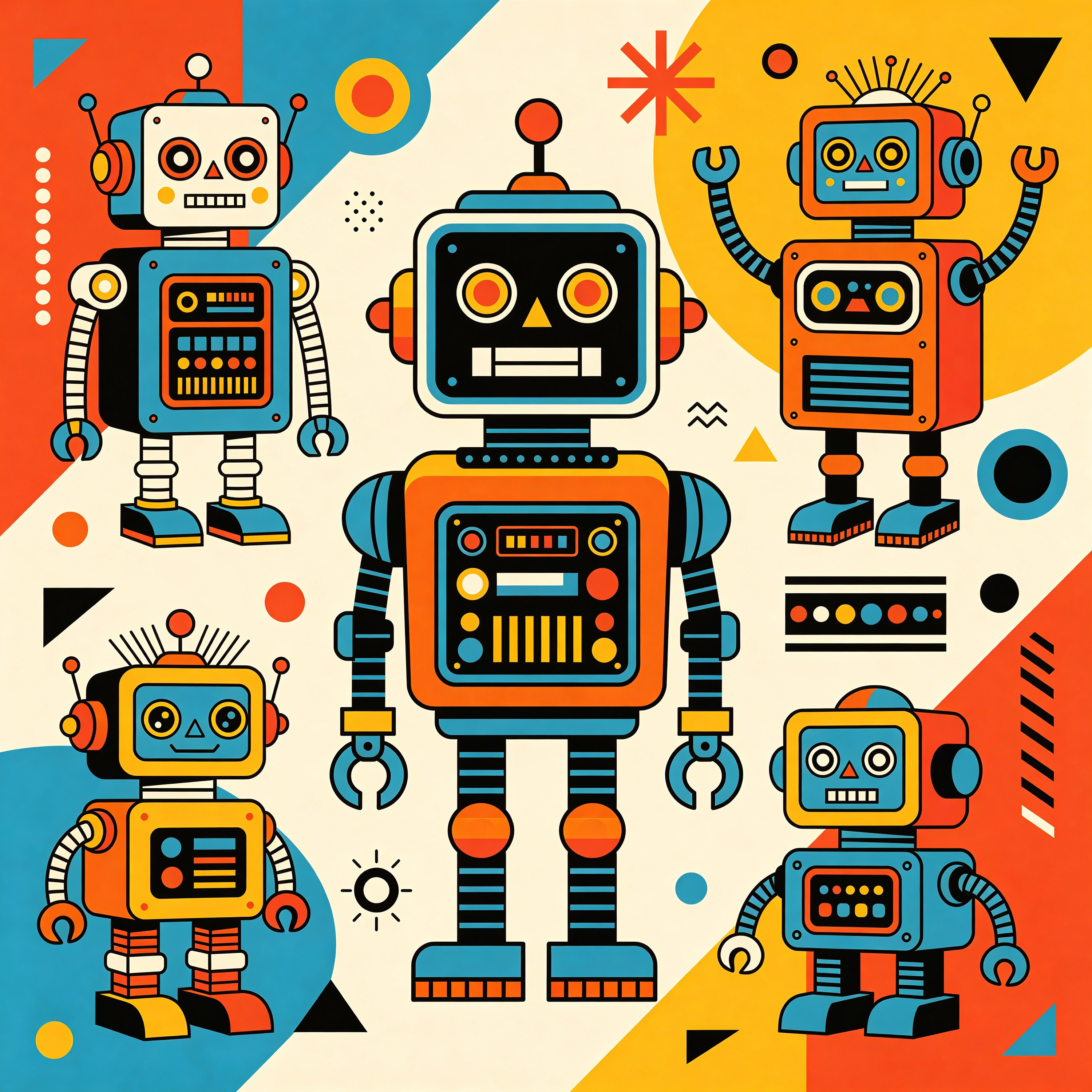 Pop Memphis Robot
