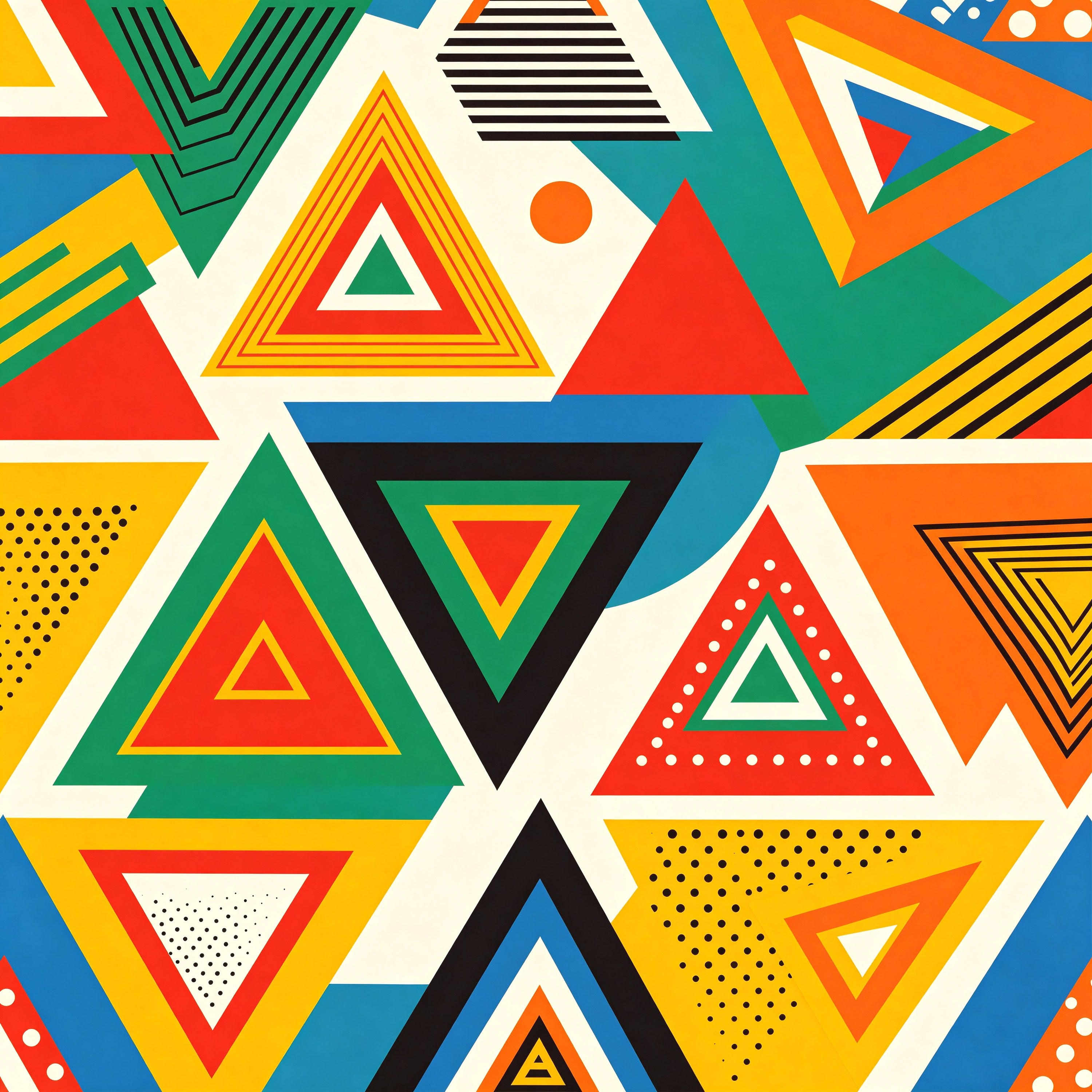Pop Memphis Triangle