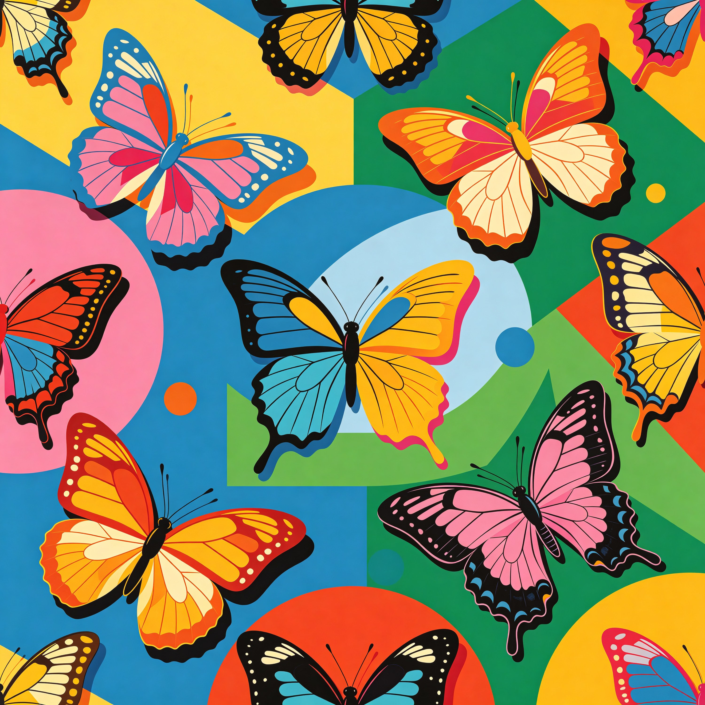 Pop Memphis Butterfly