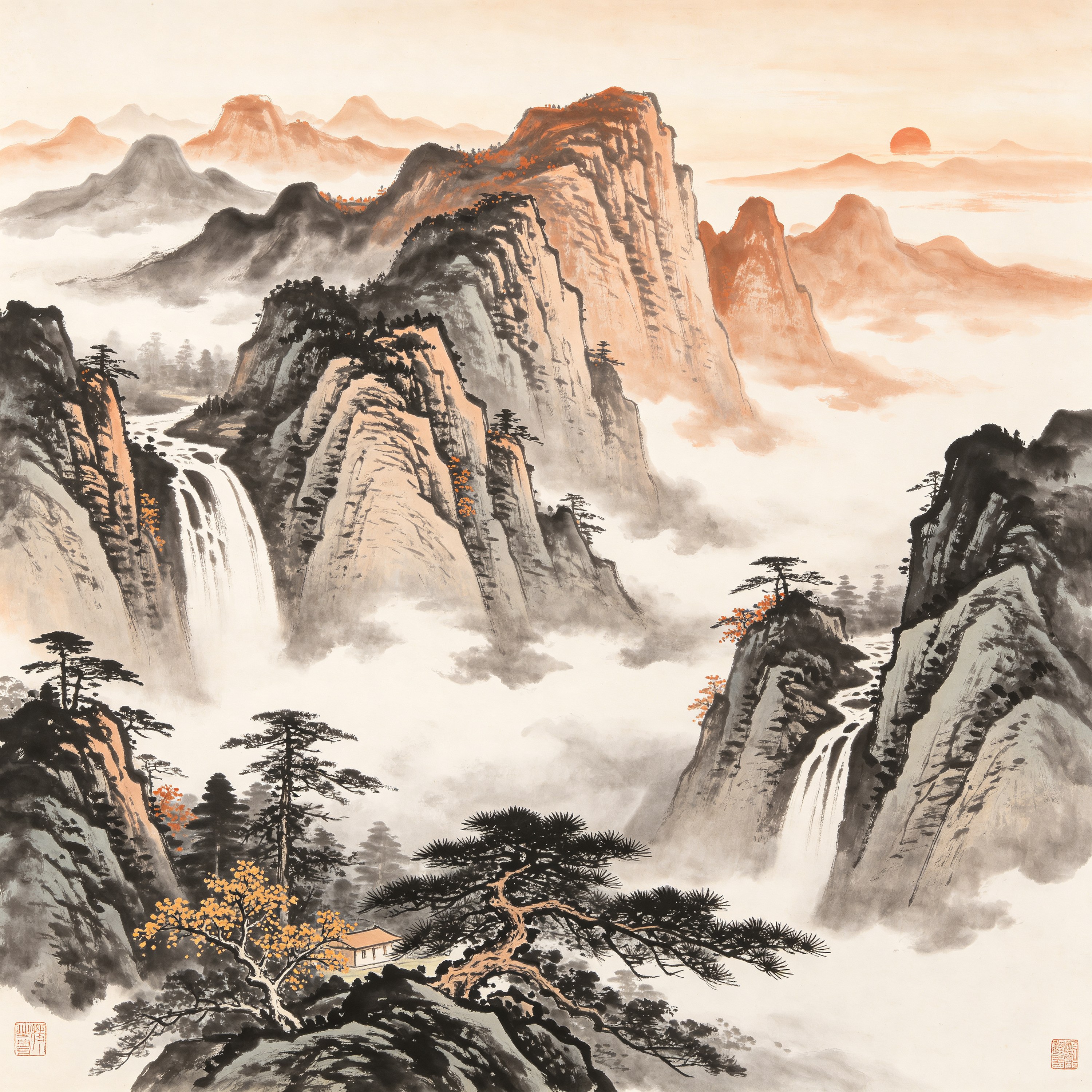 Chinese Majestic Mountains