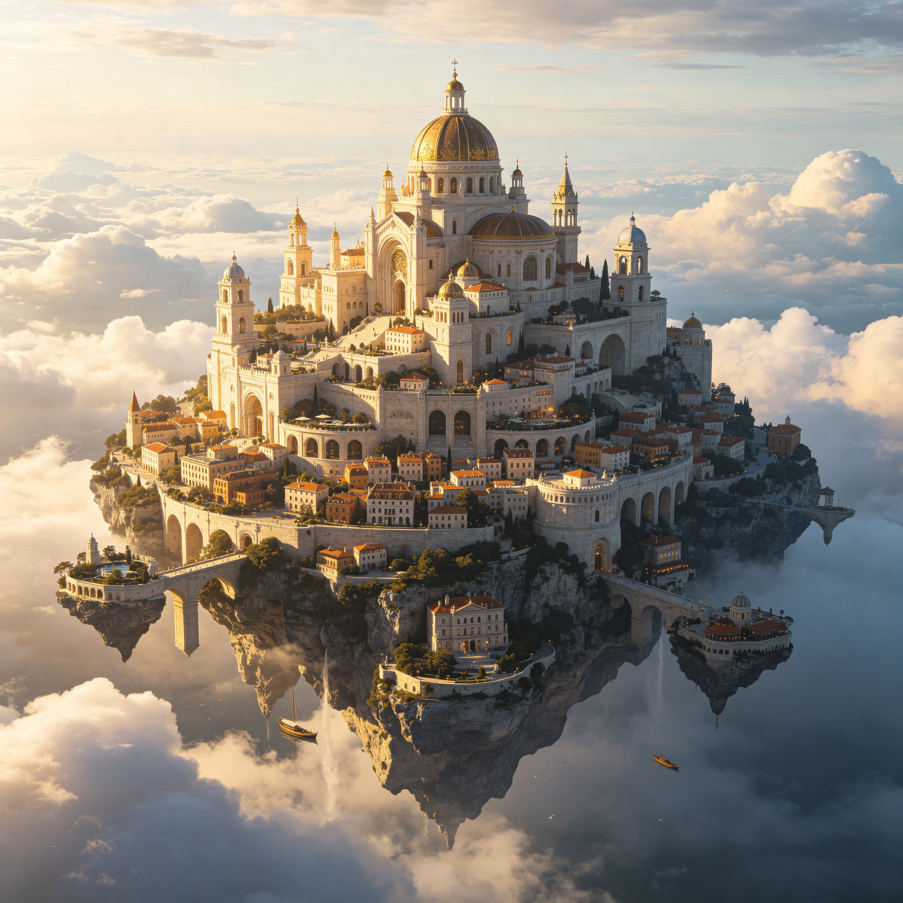 Surreal Floating City