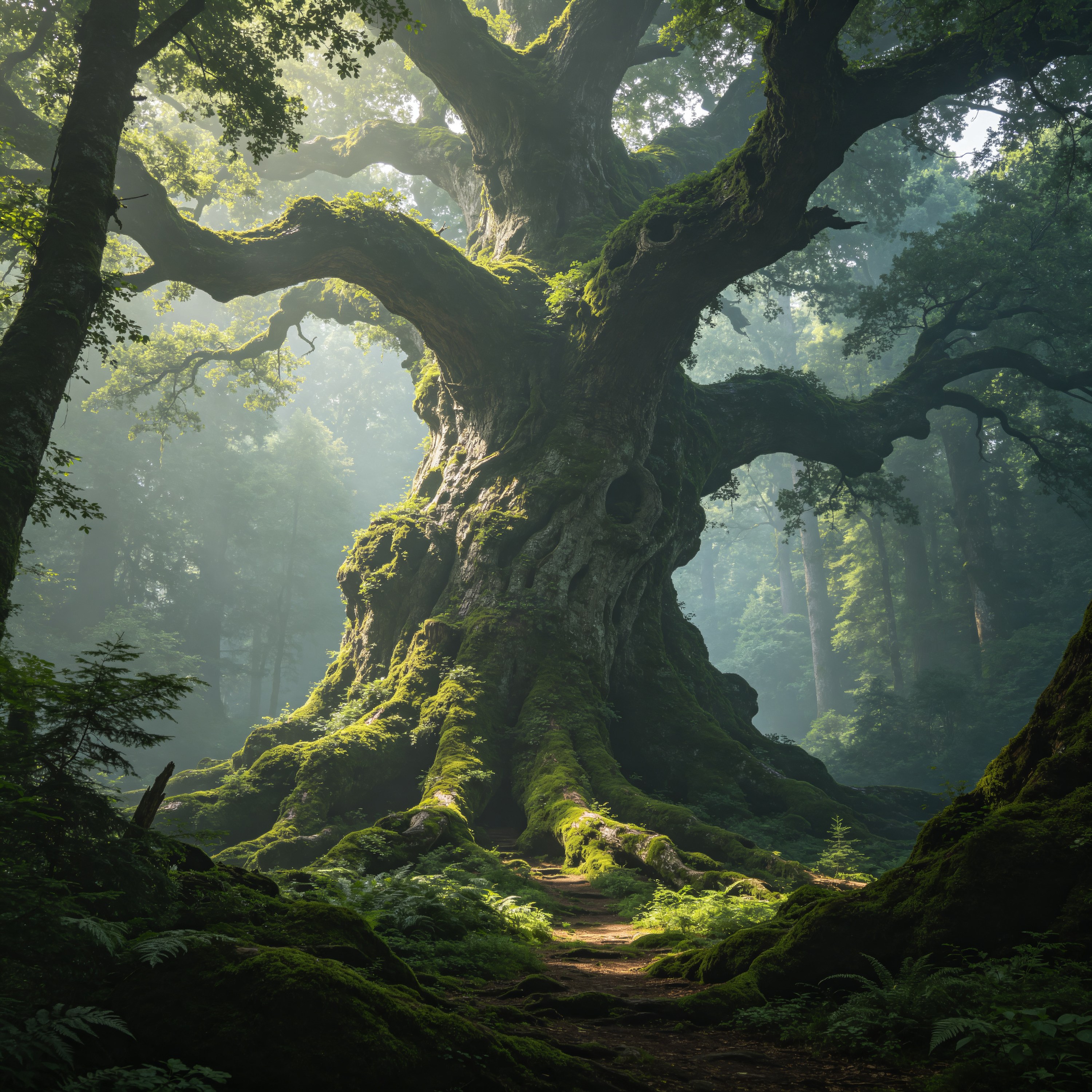 Surreal Giant Tree