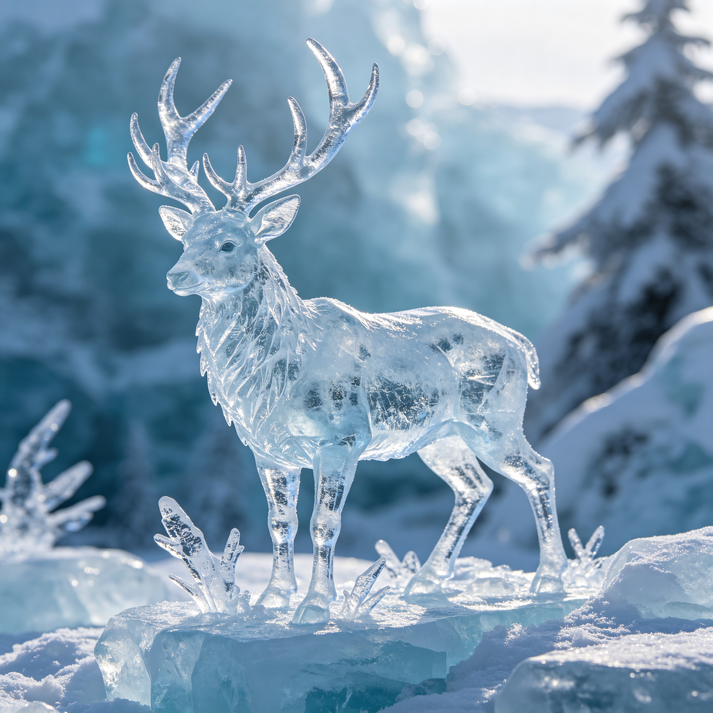 Surreal Ice Animal
