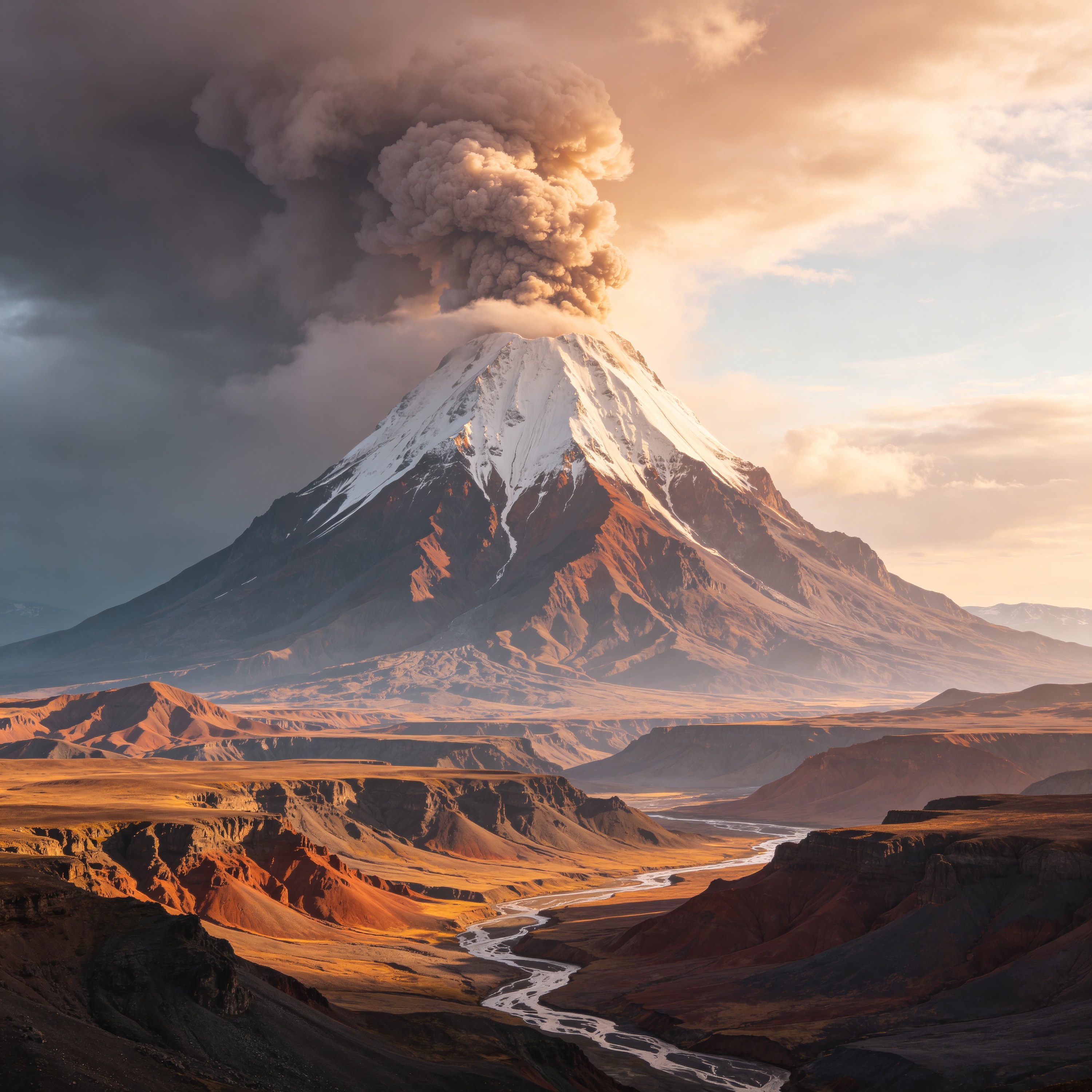 Surreal Volcano