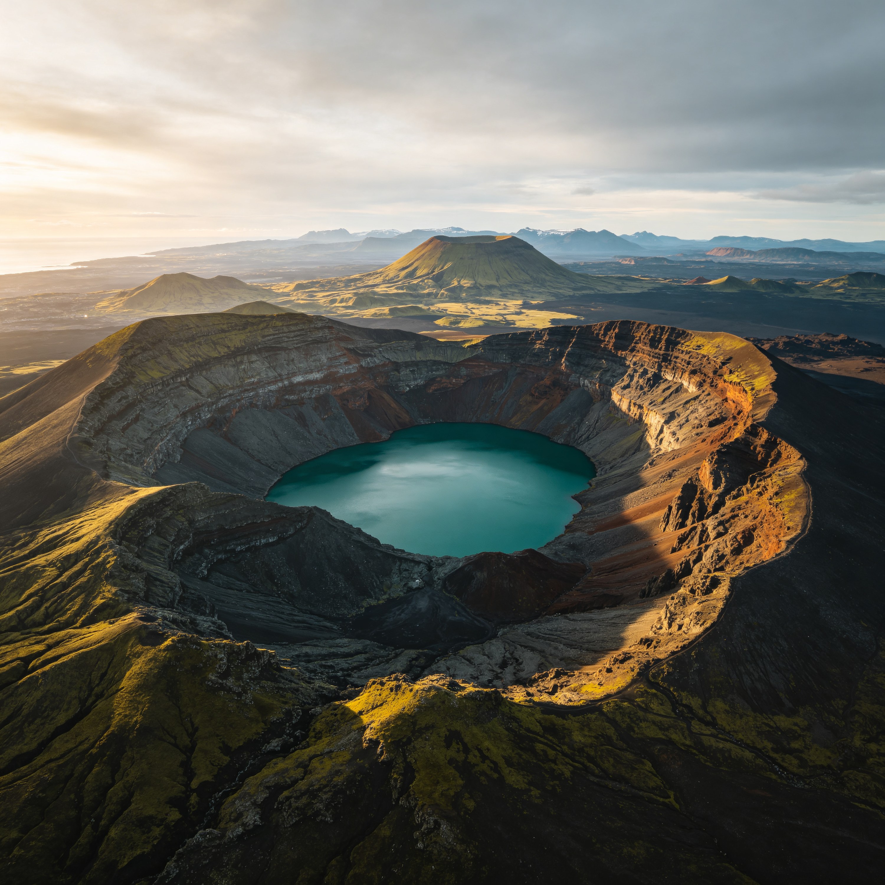 Surreal Volcano Crater