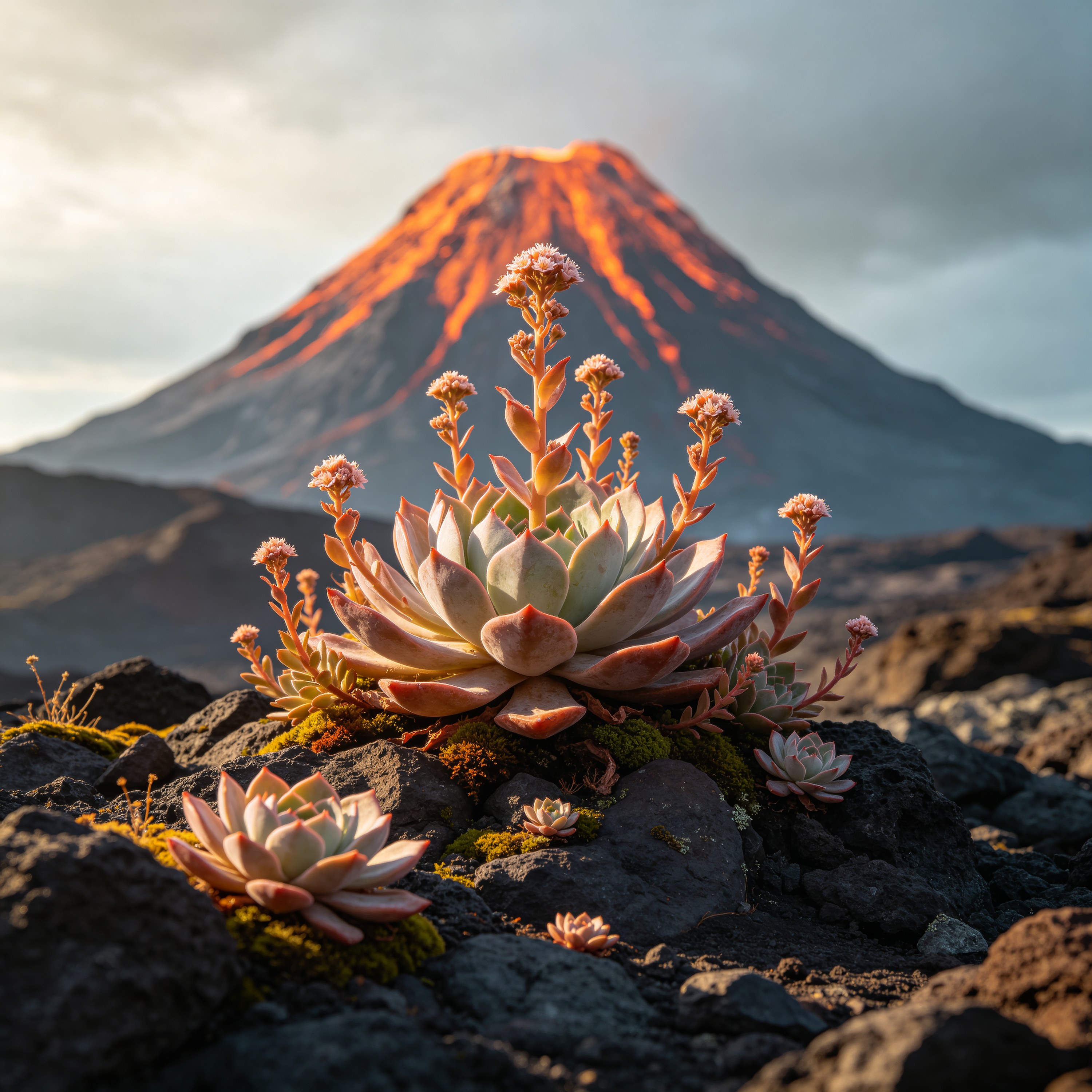 Surreal Volcano Plant