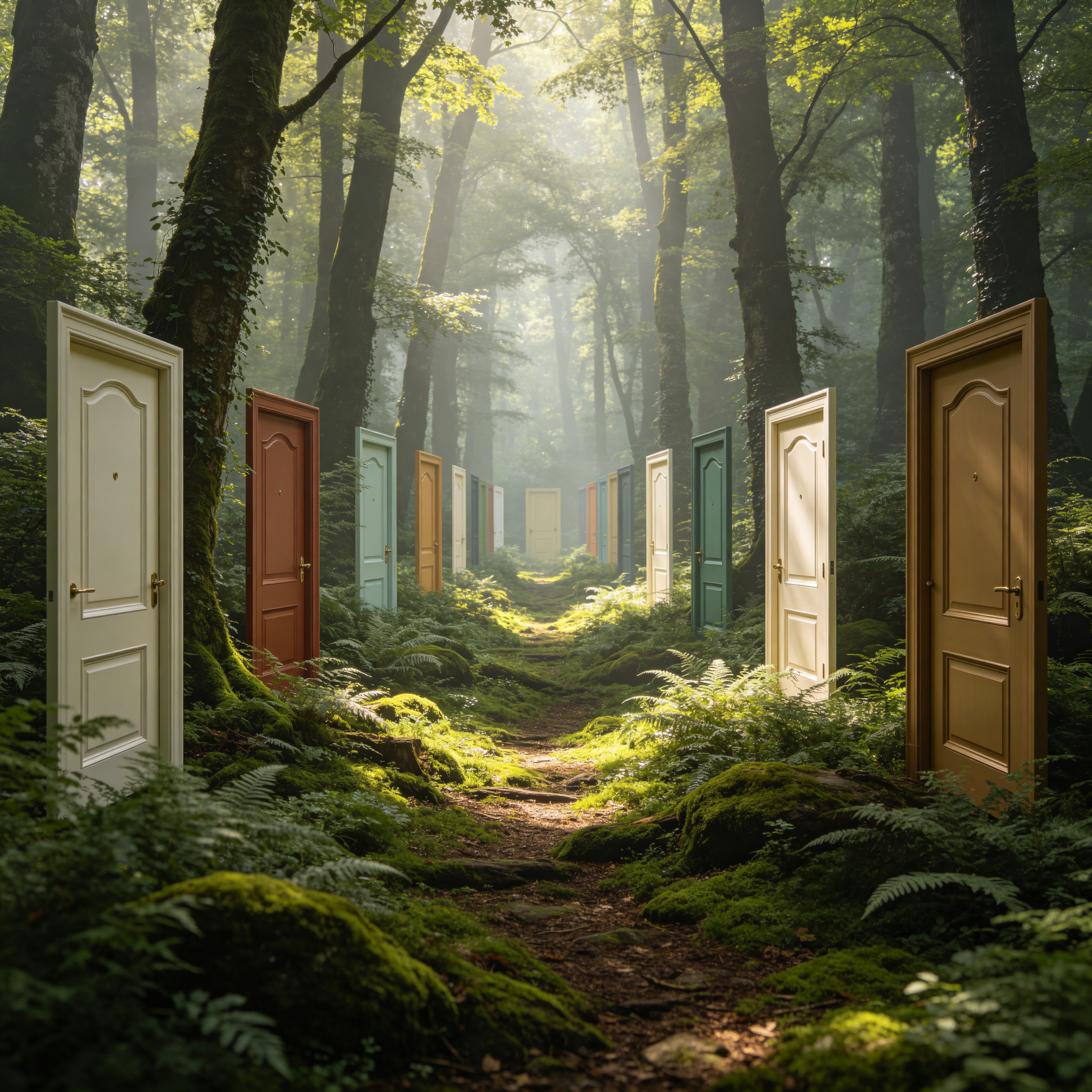 Surreal Forest of Doors