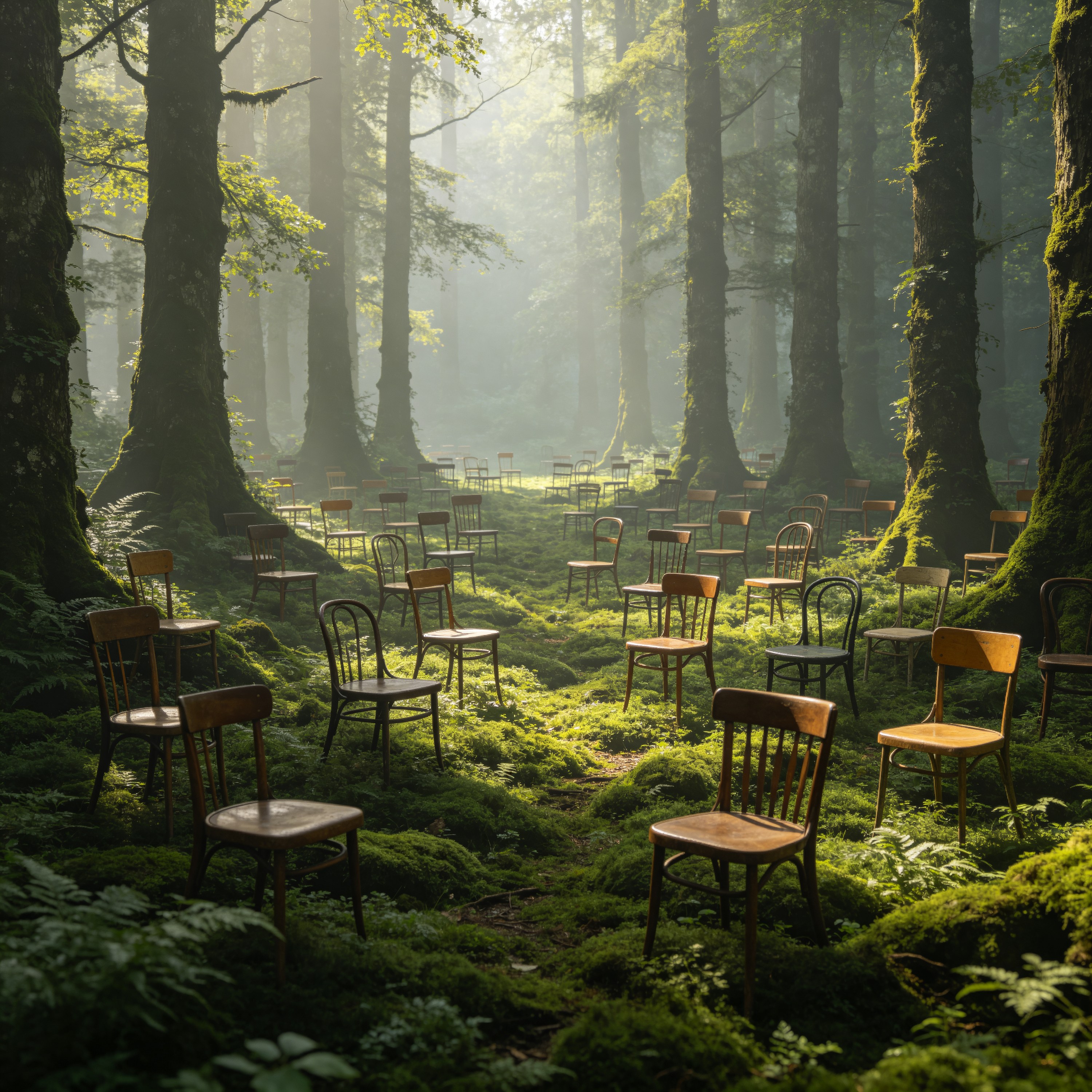 Surreal Forest of Chairs