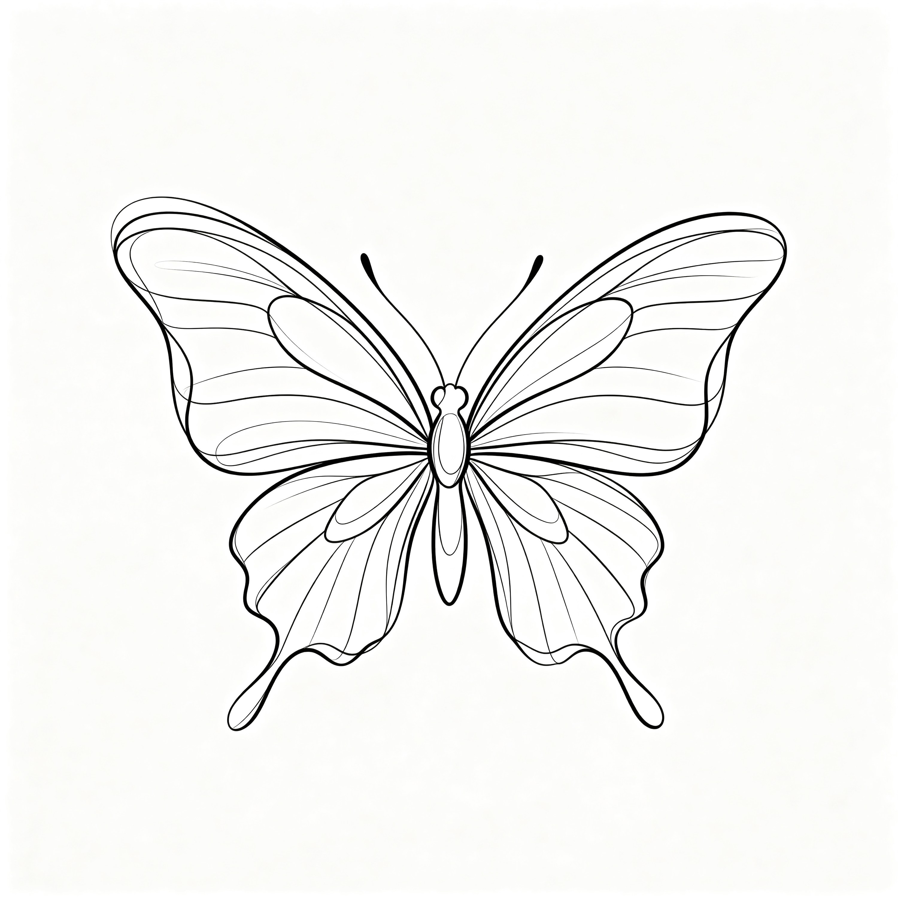 Single-line Butterfly