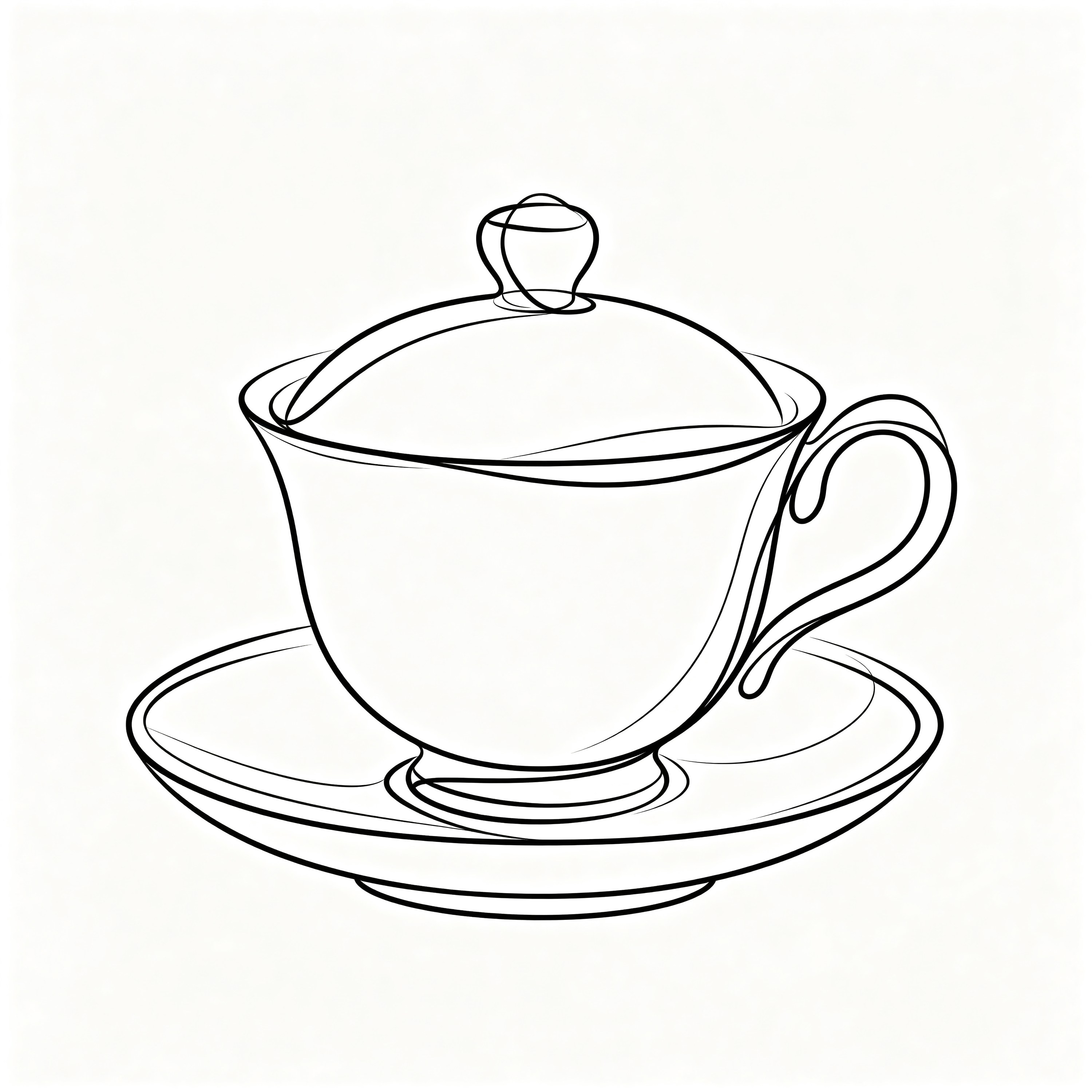 Single-line Tea Cup