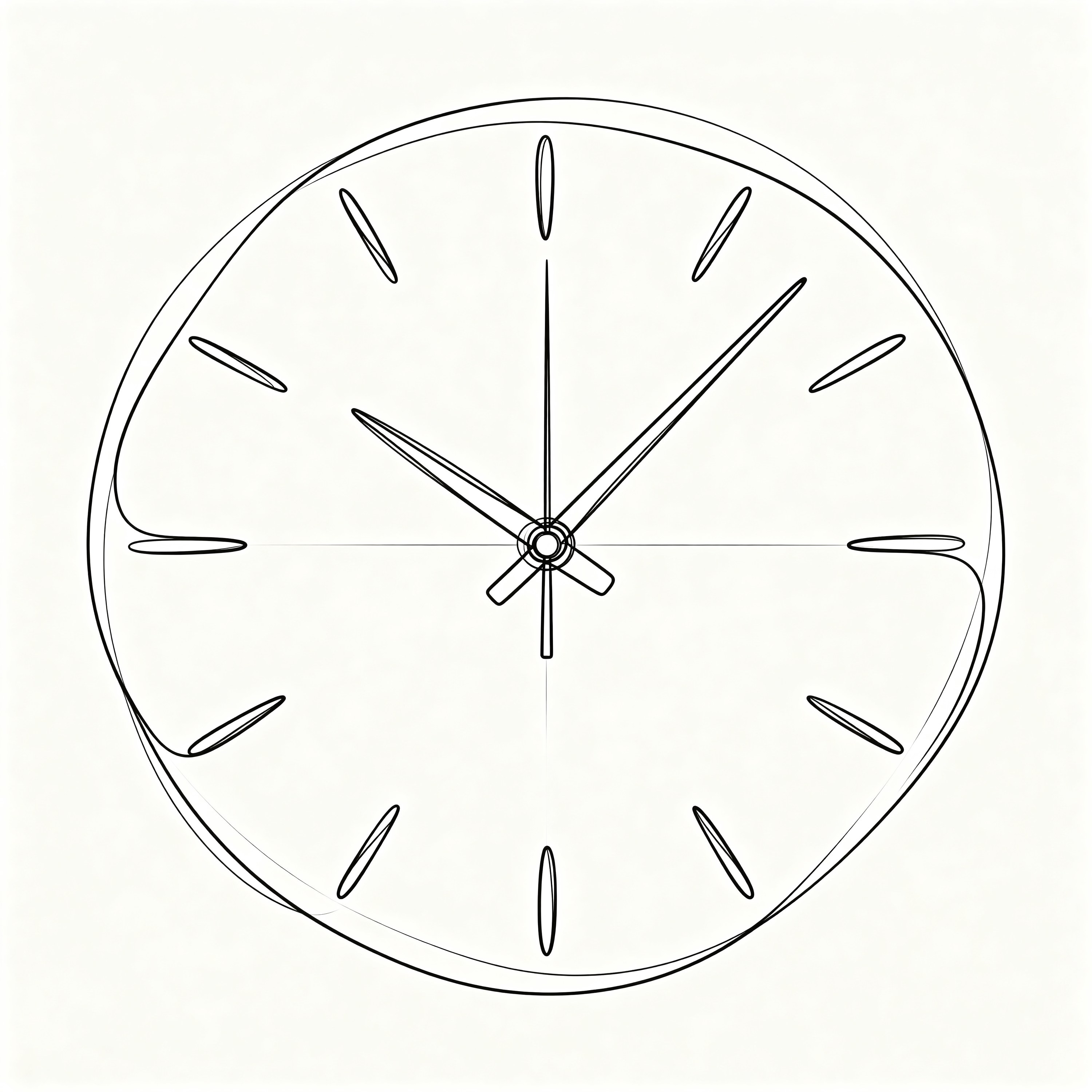 Single-line Clock