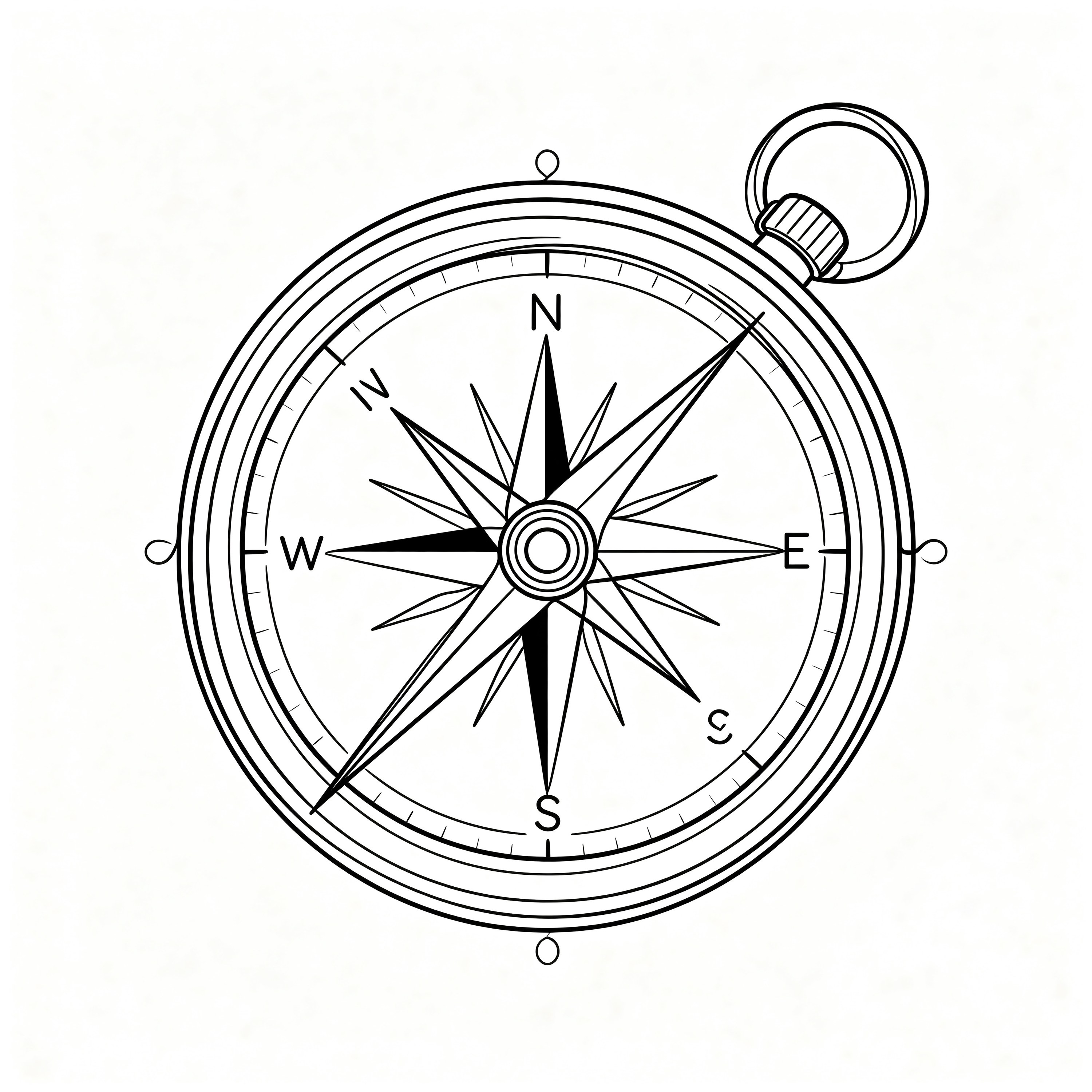 Single-line Compass