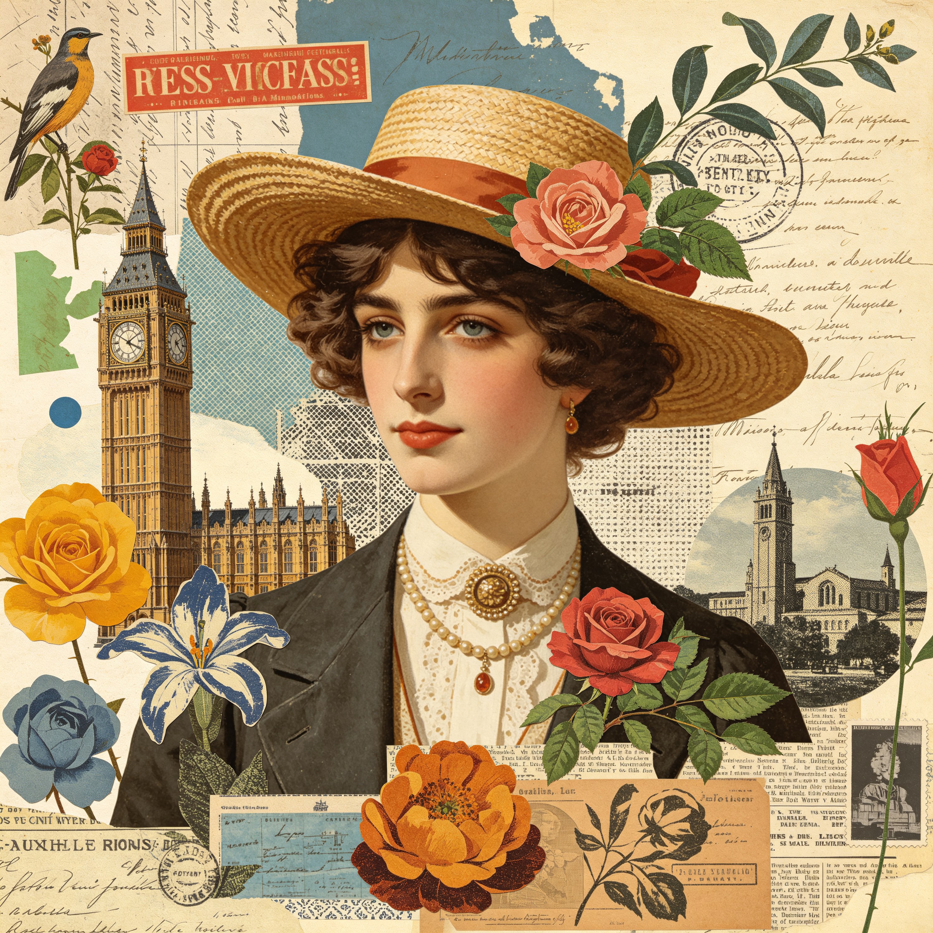 Collage Vintage Art