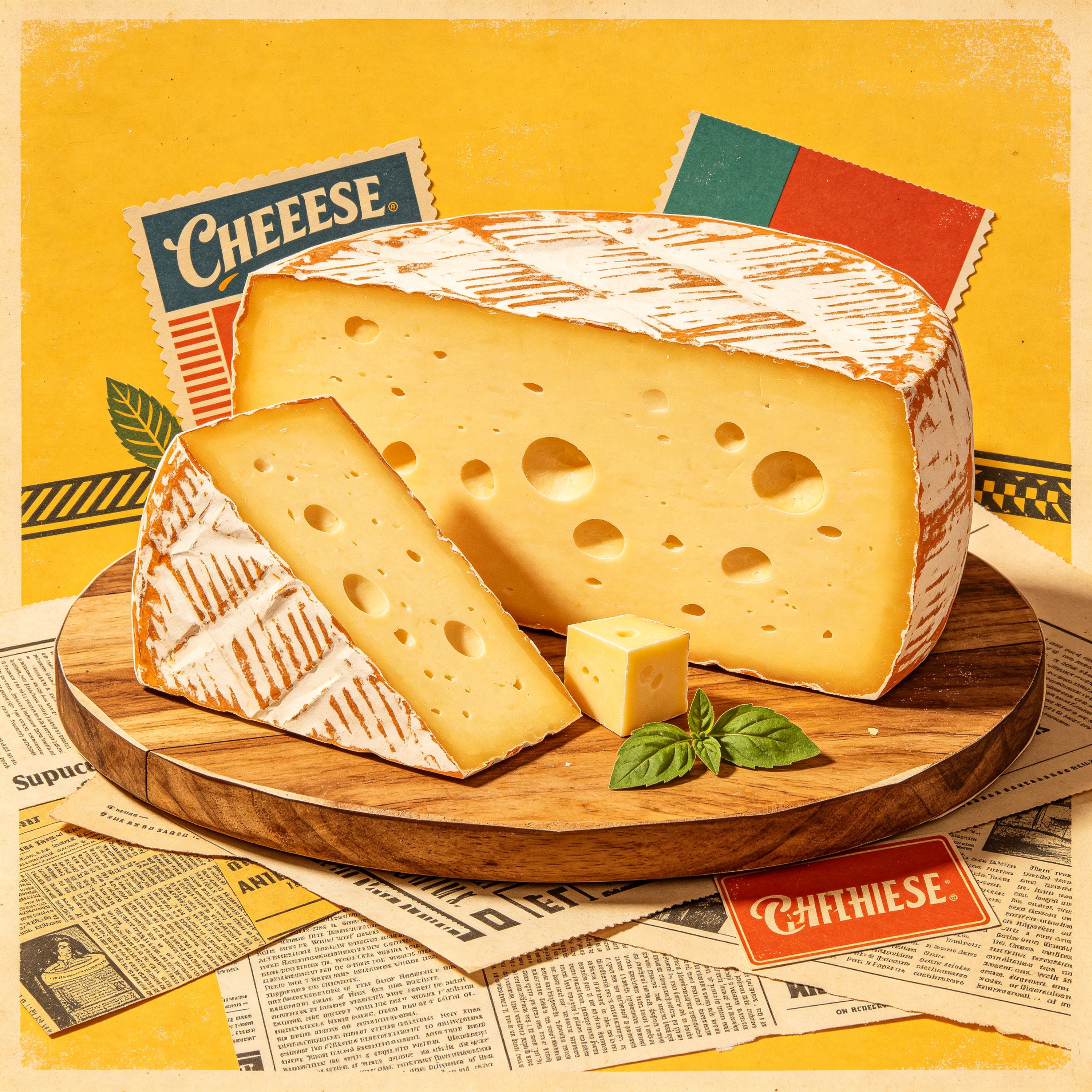 Collage Vintage Cheese