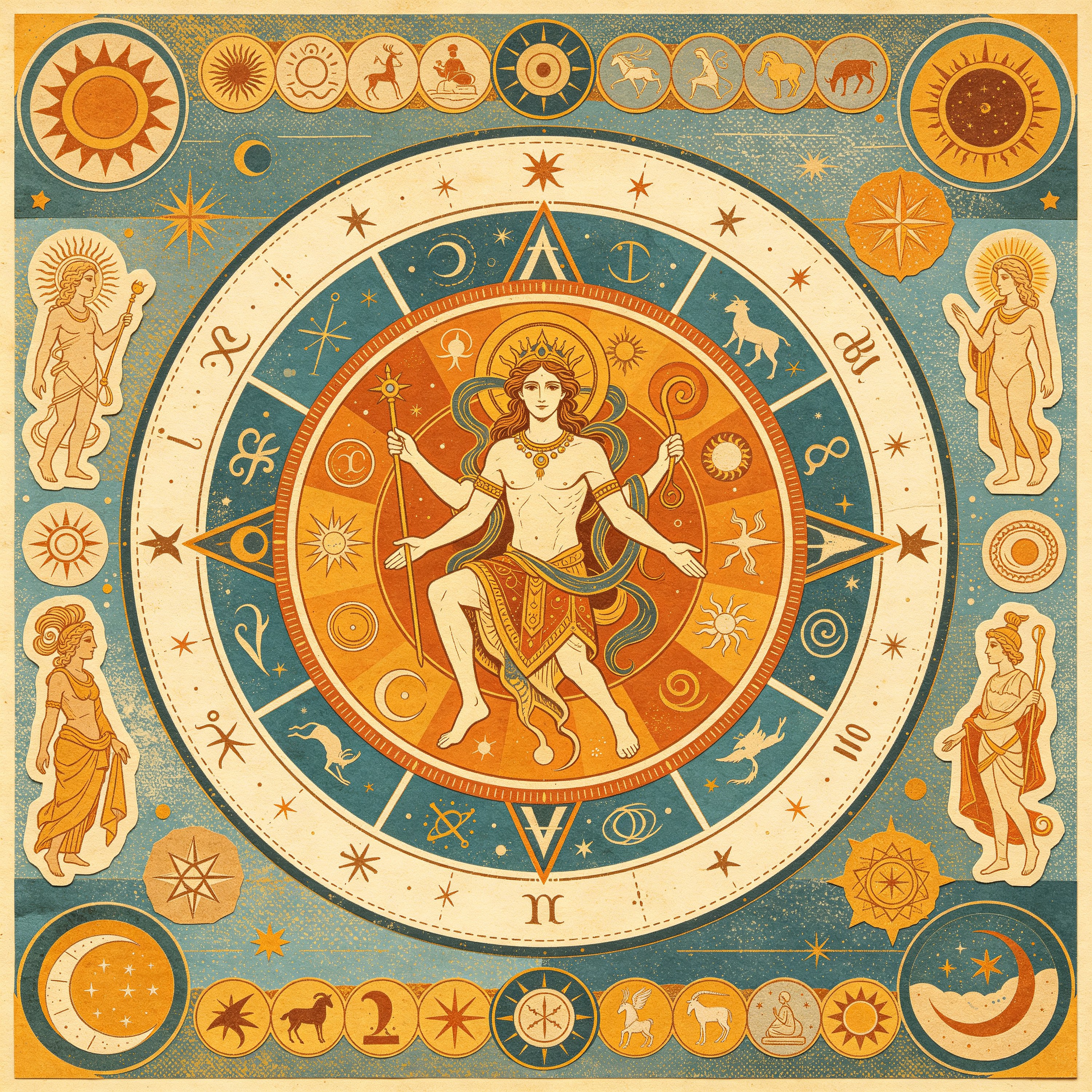 Collage Vintage Astrology