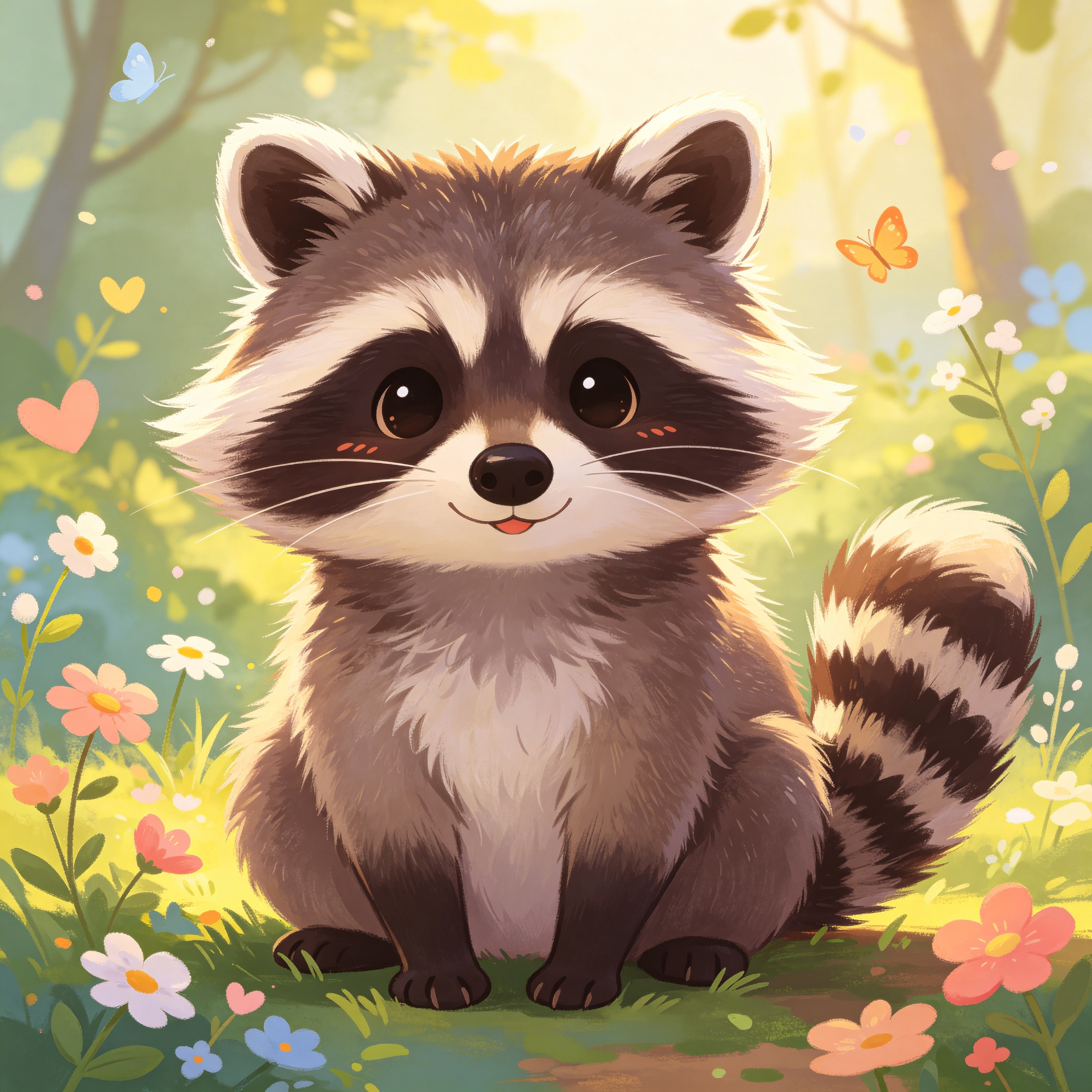 Cute Raccoon