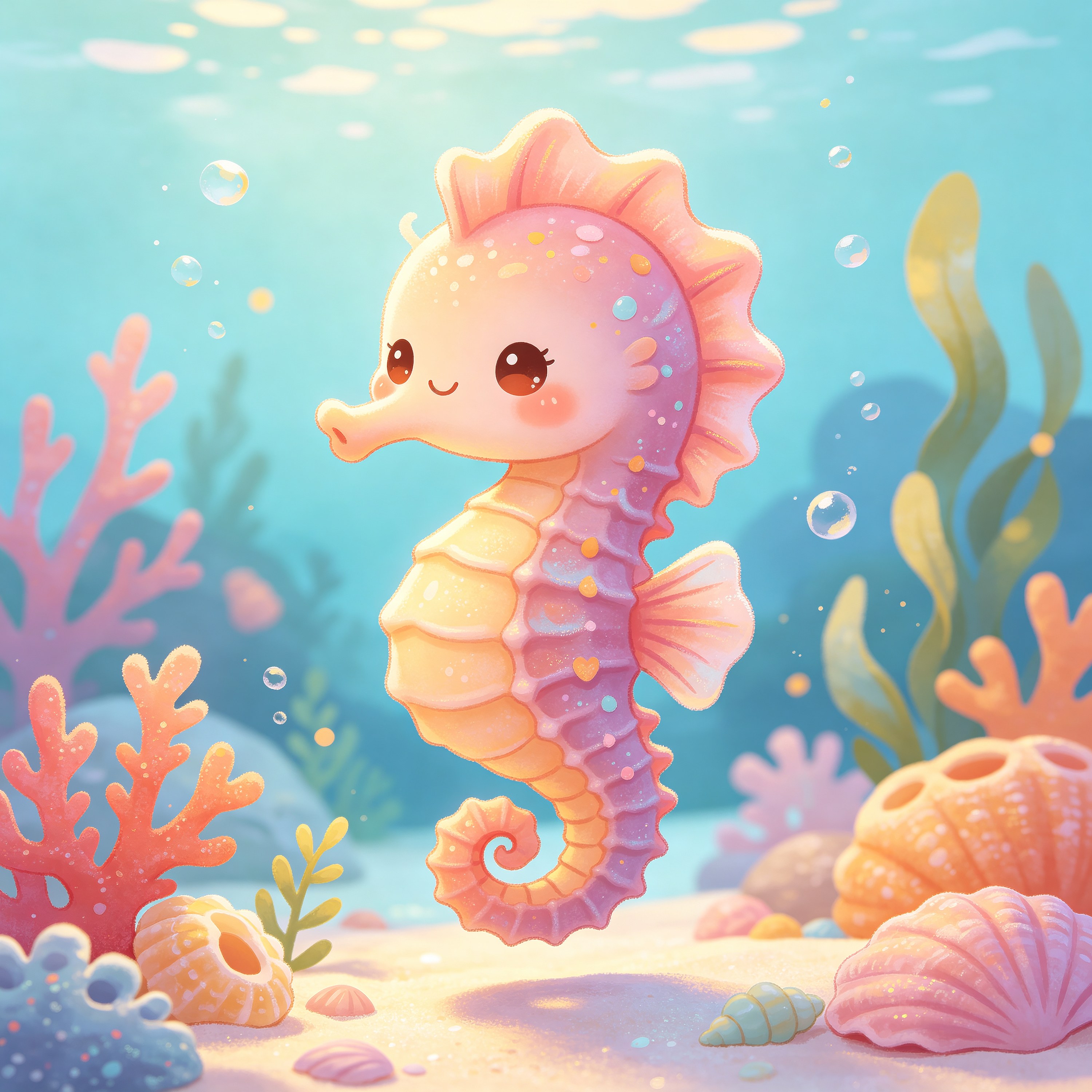 Cute Seahorse