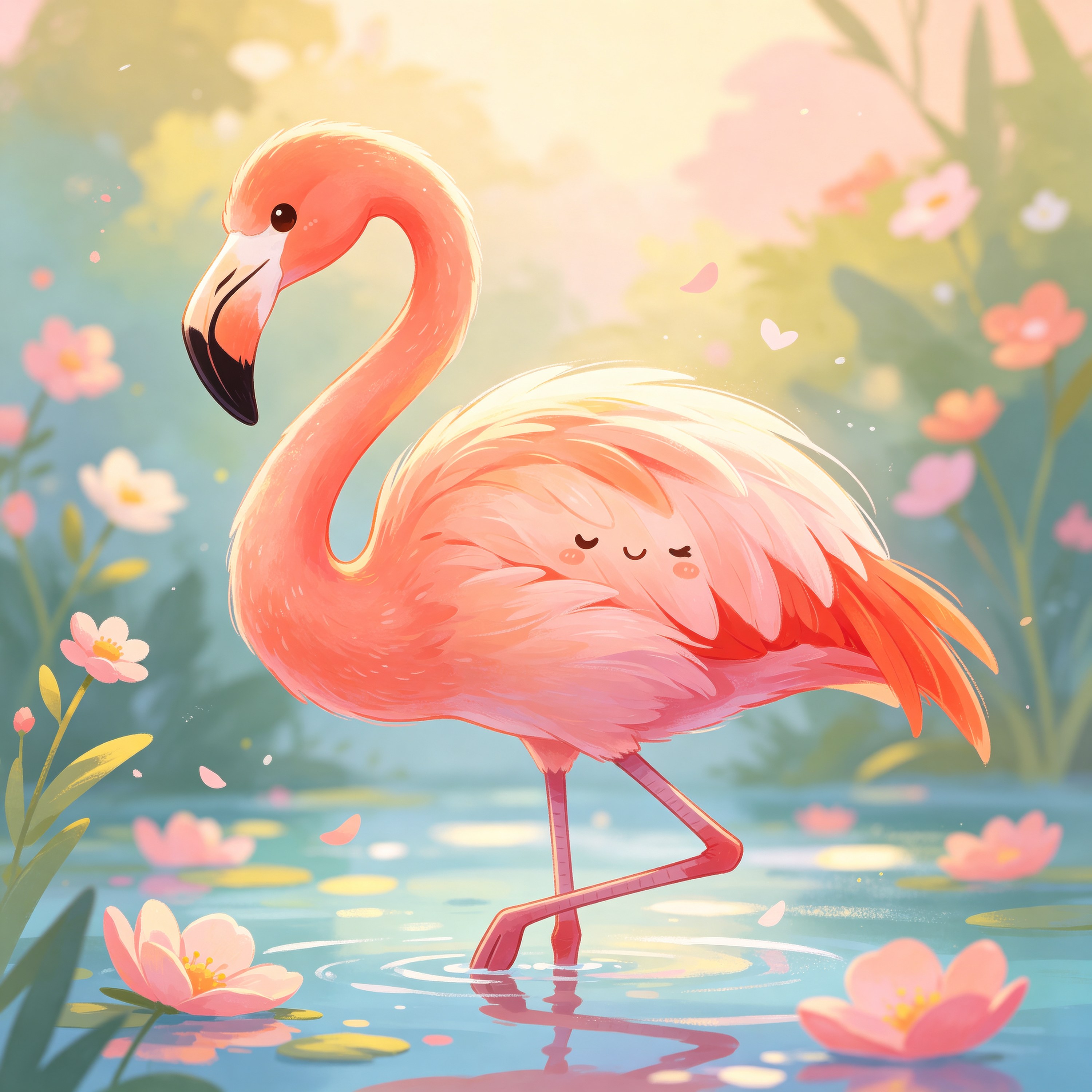 Cute Flamingo