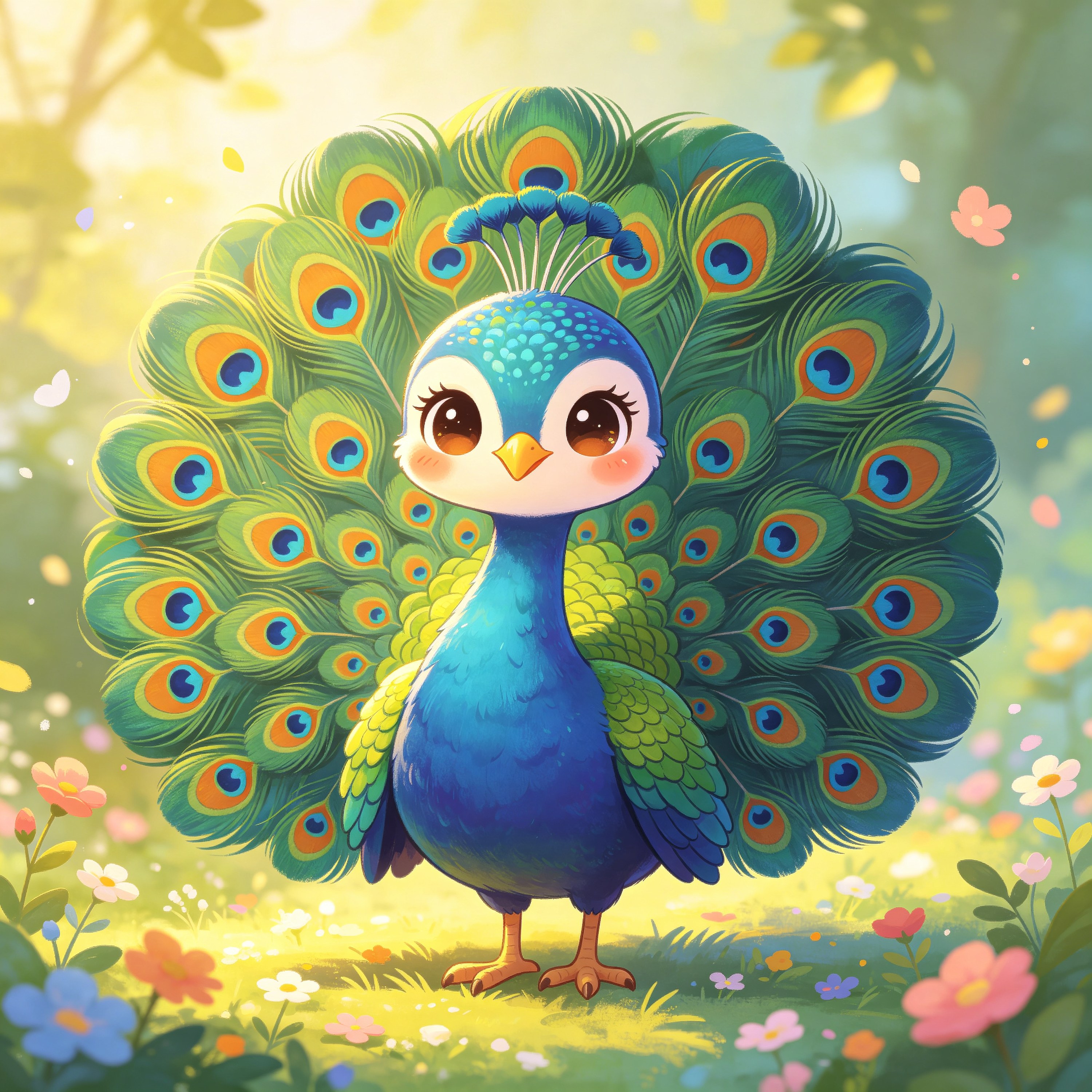 Cute Peacock