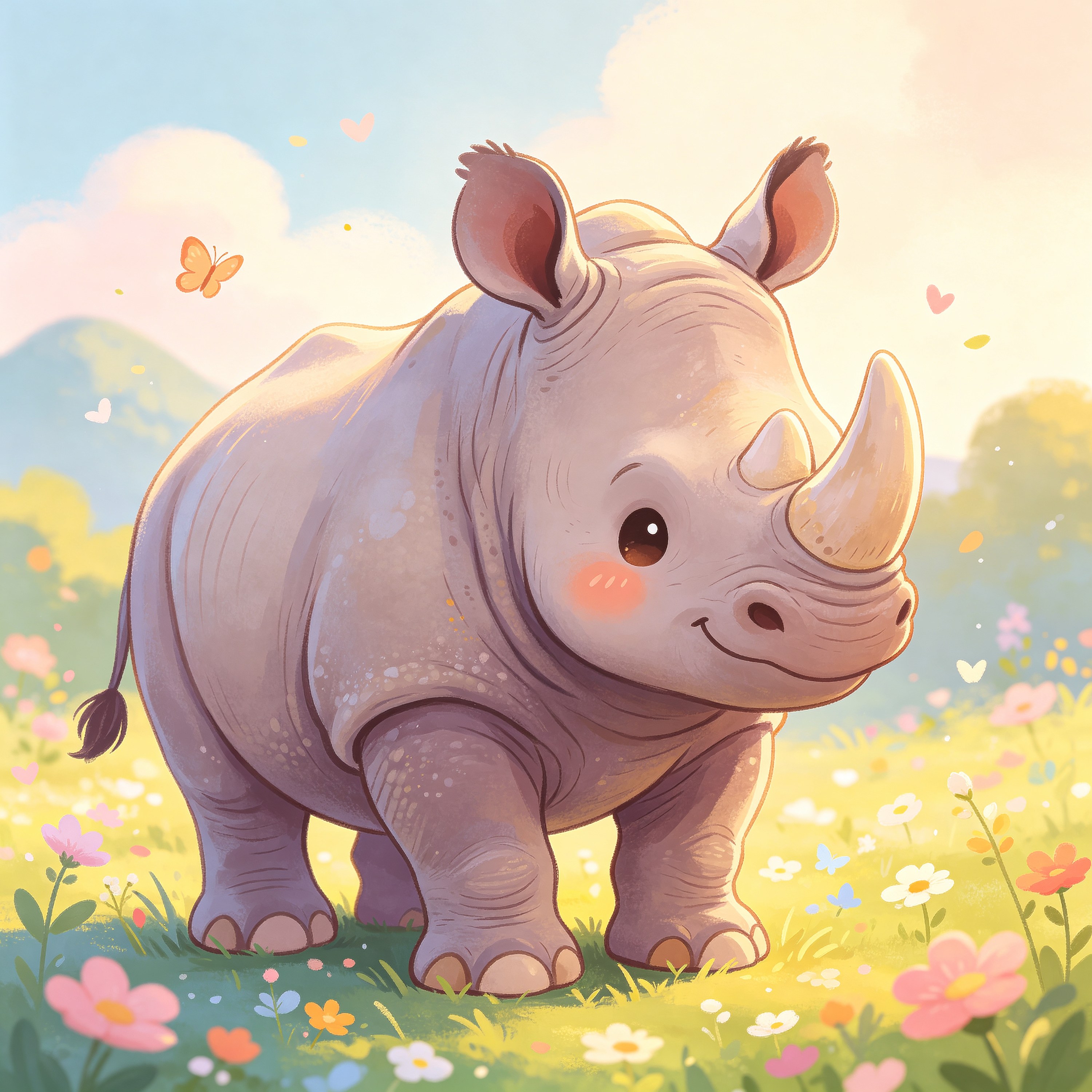 Cute Rhino