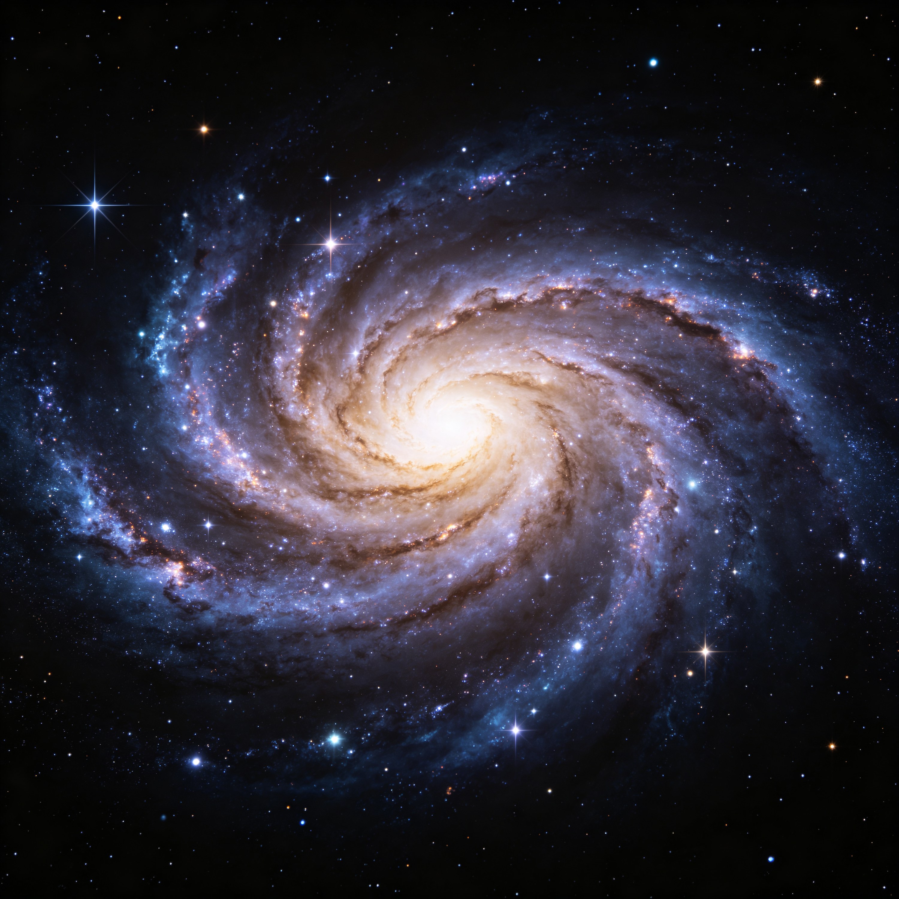 Space Spiral Galaxy