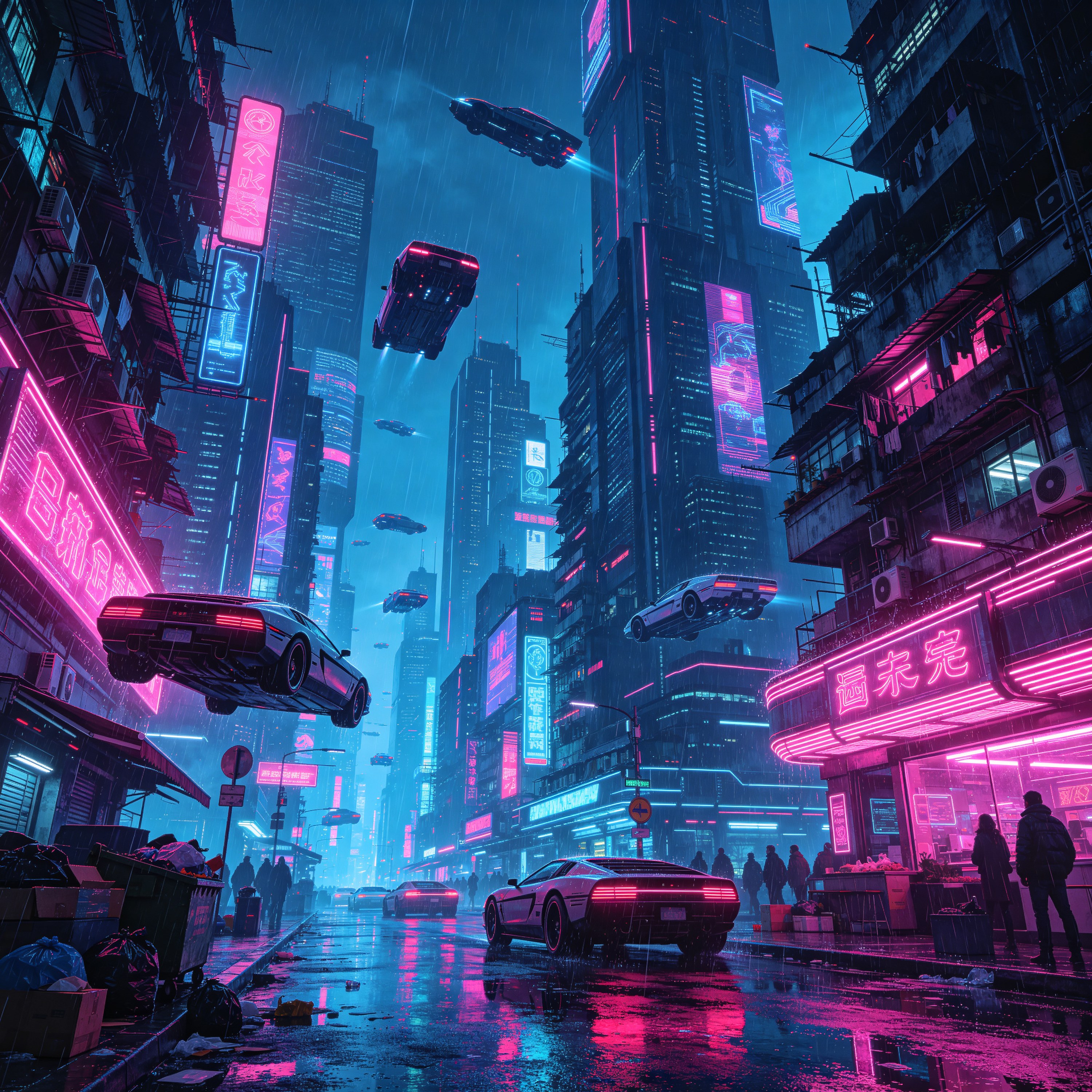 futuristic megacity
