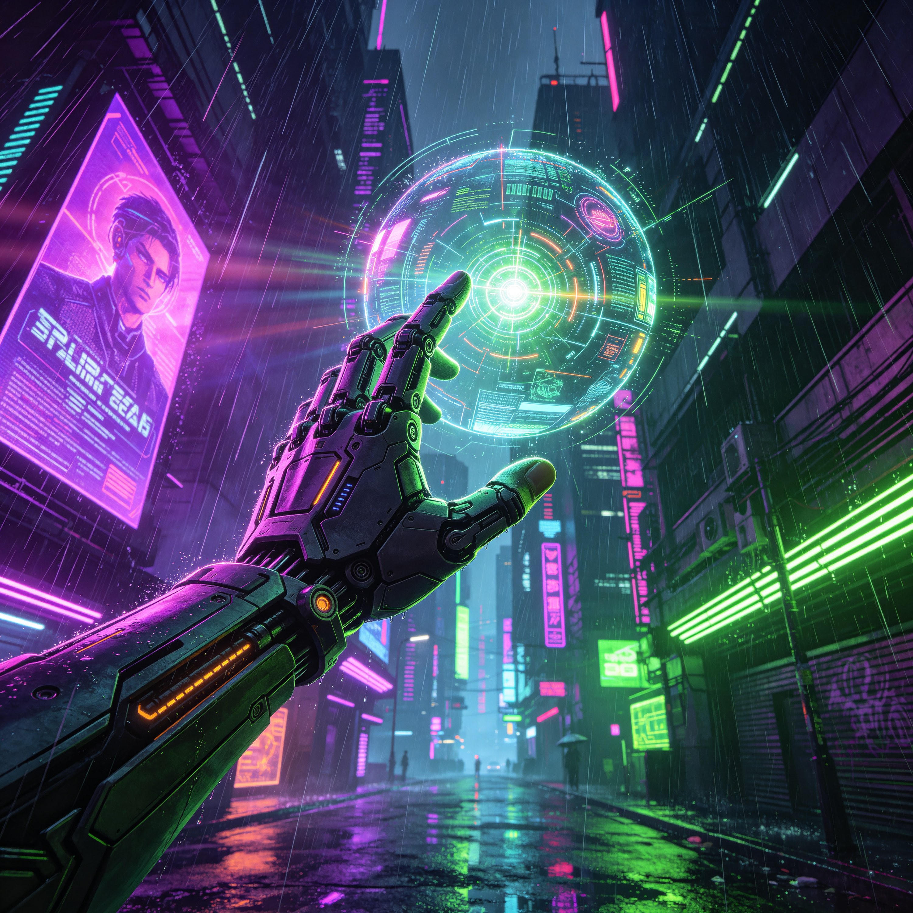 cybernetic arm reach