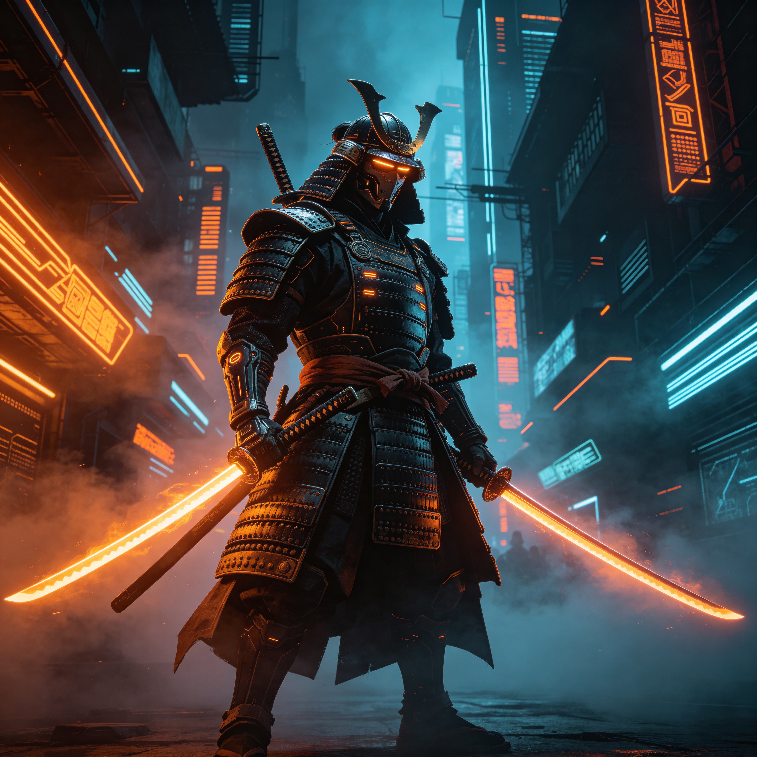 cyberpunk samurai