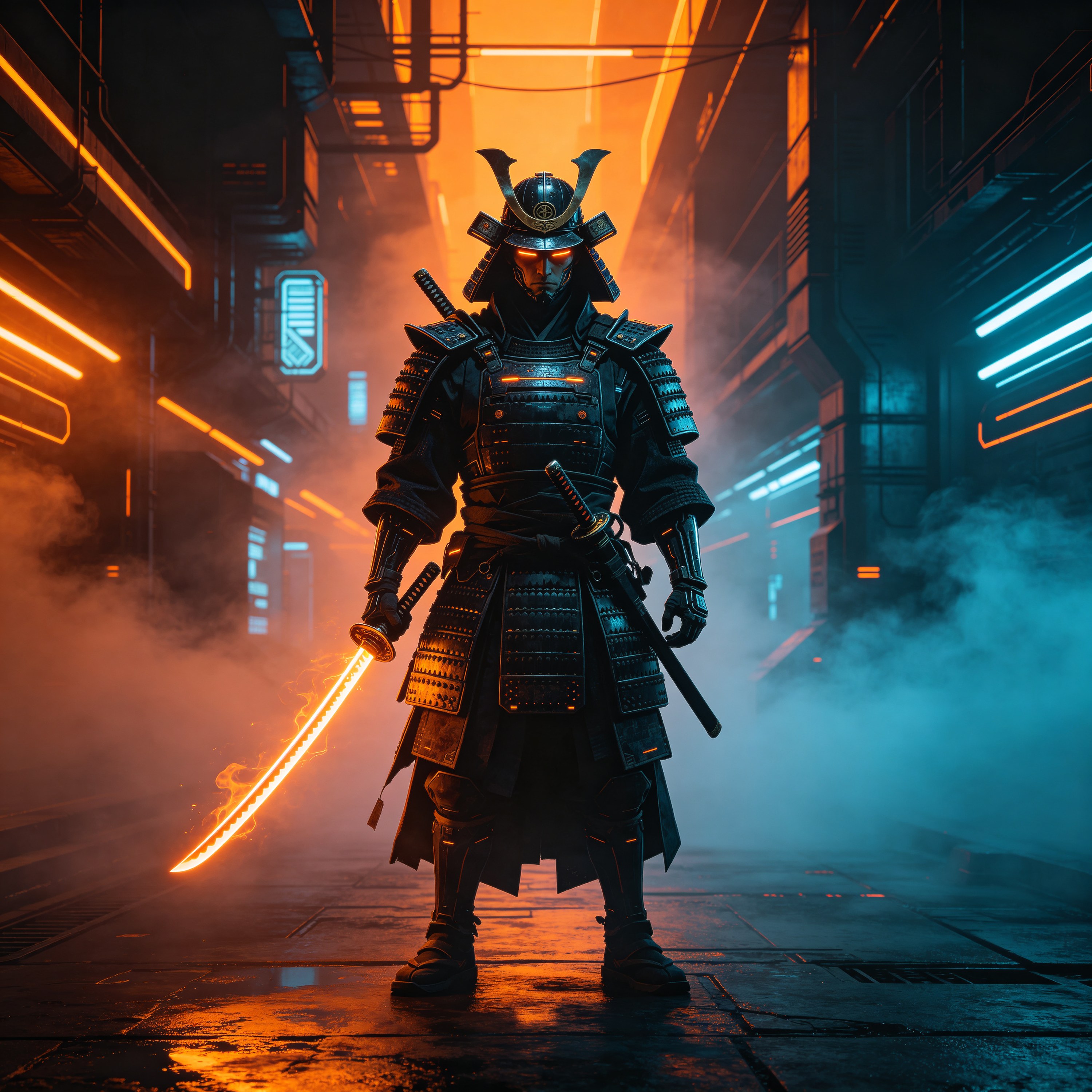 cyberpunk samurai