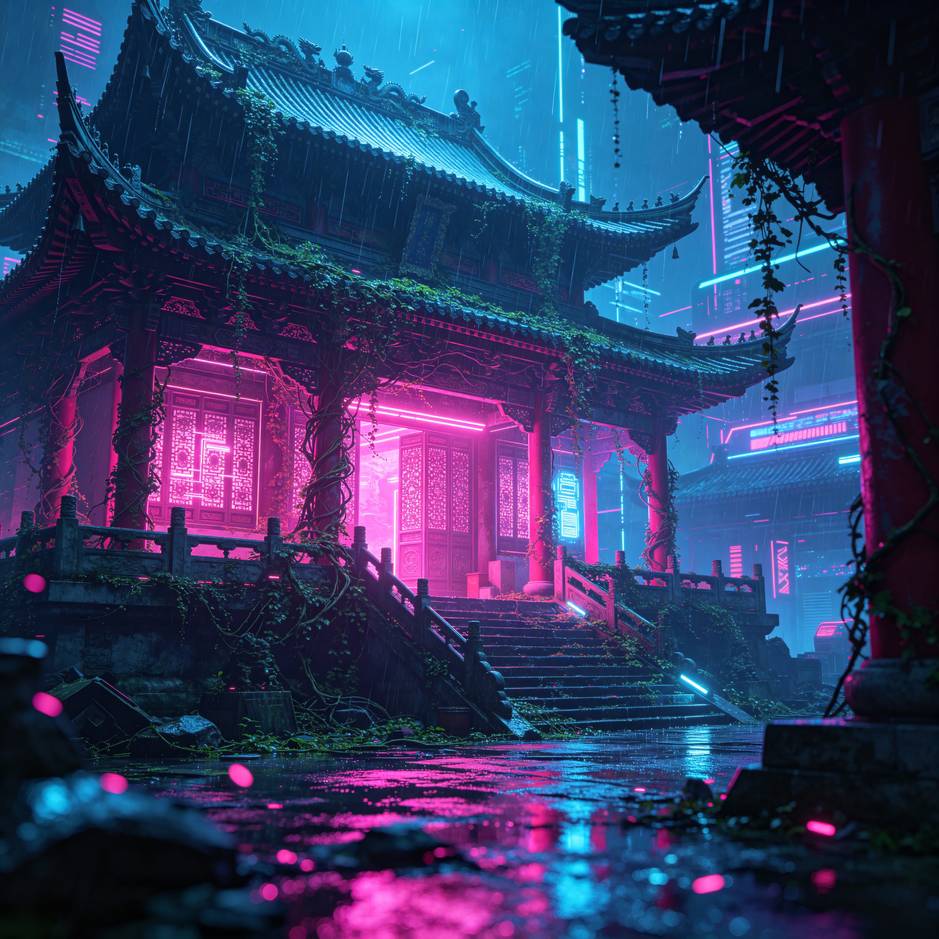 abandoned cyberpunk