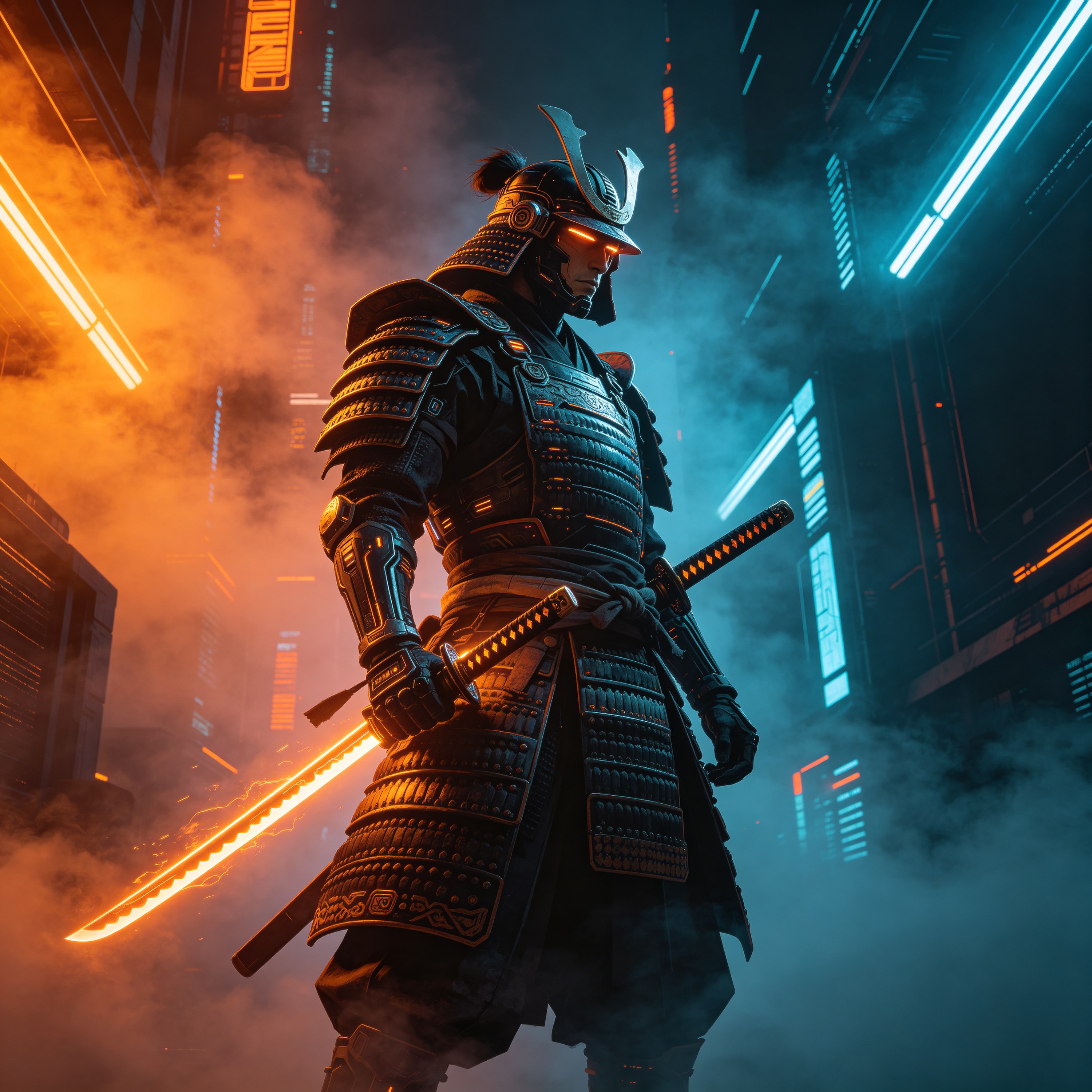 cyberpunk samurai