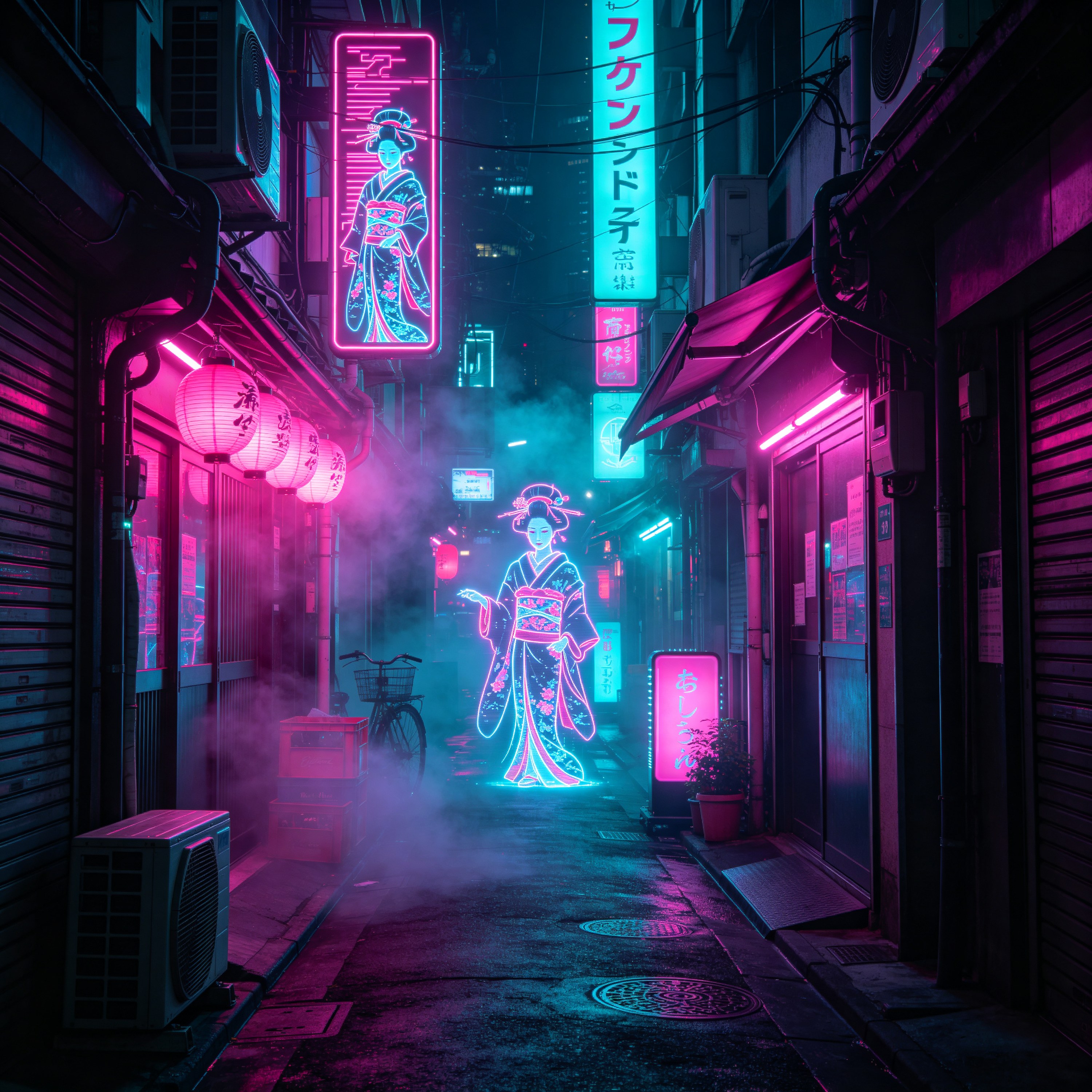 neon-drenched Tokyo