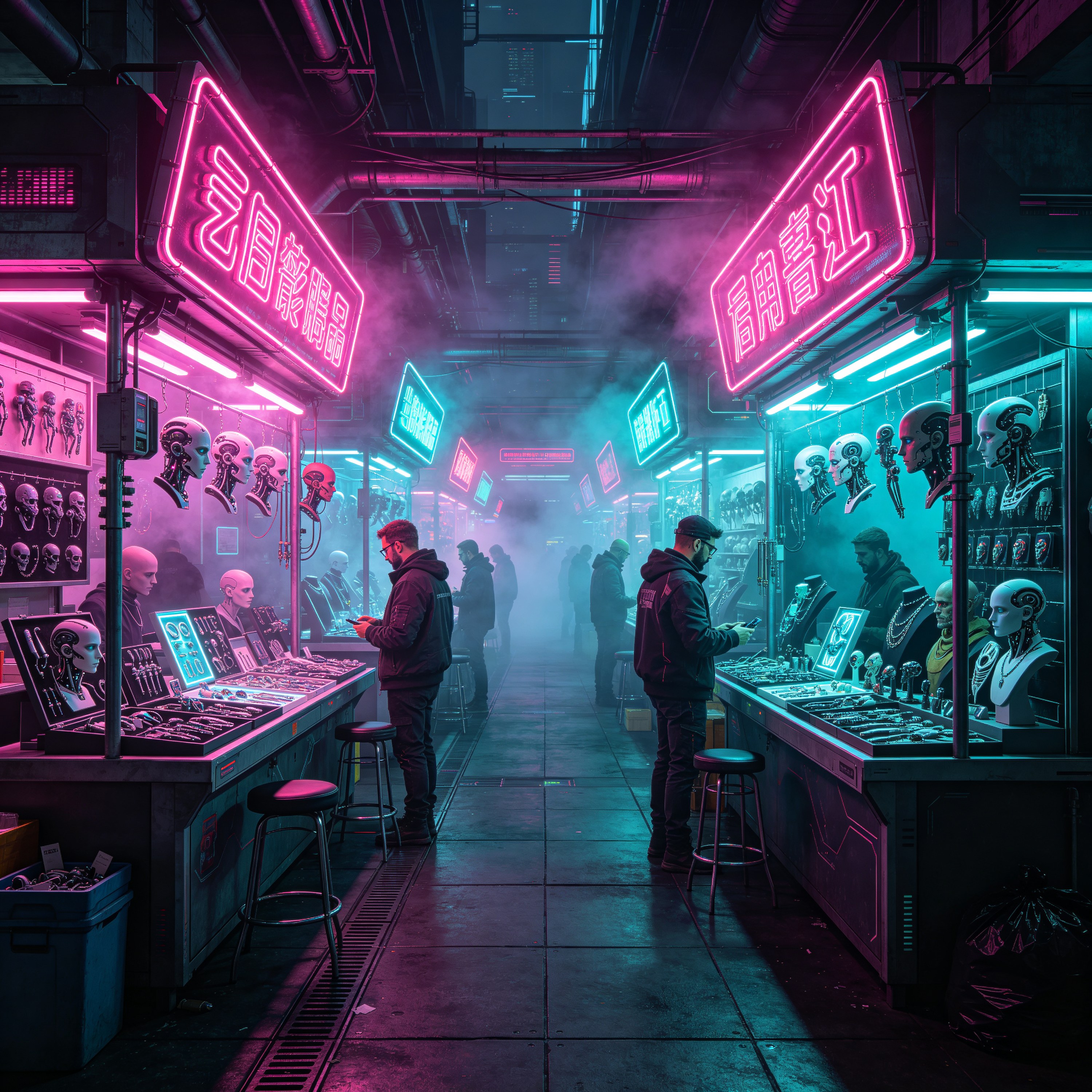 futuristic market st