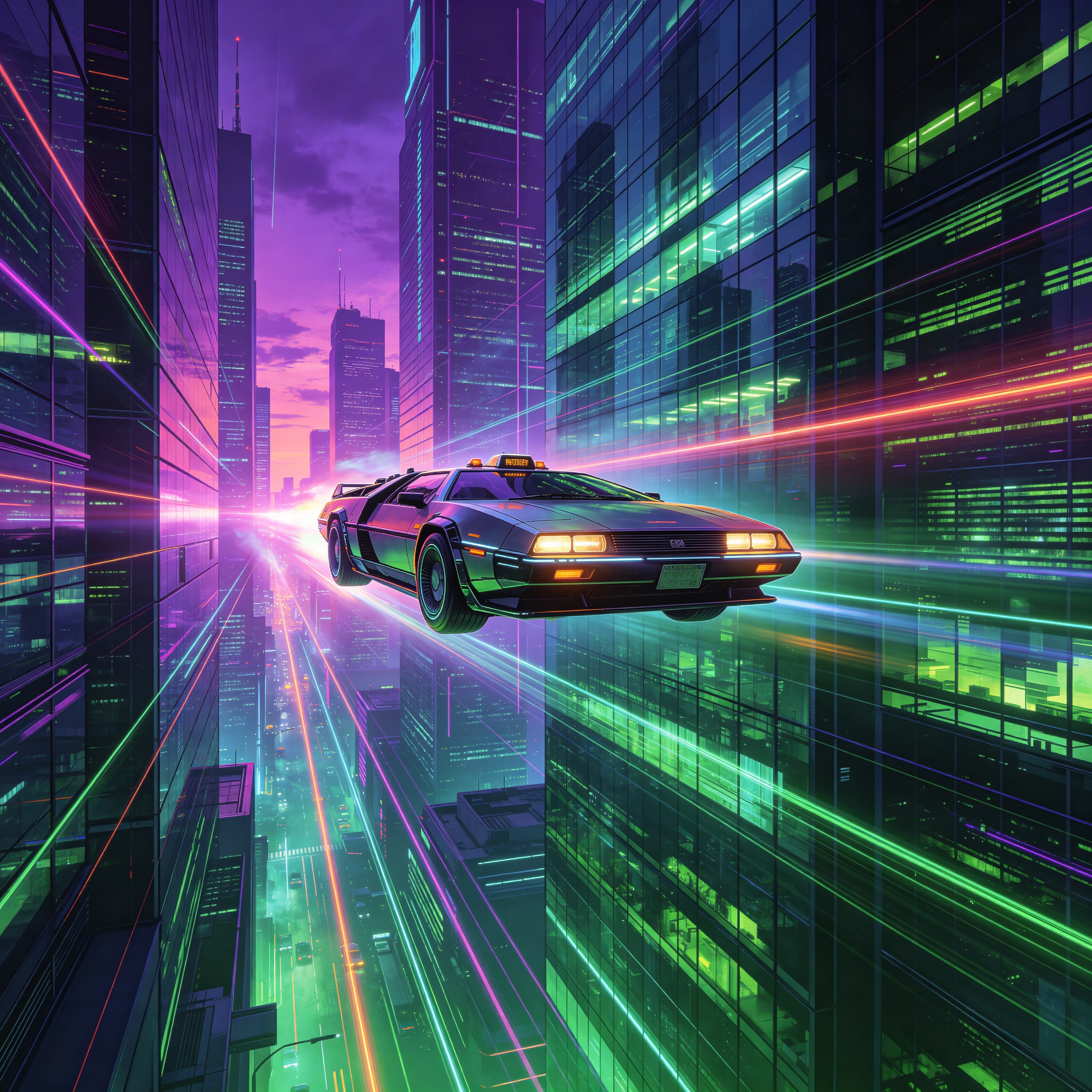 flying taxi soaring