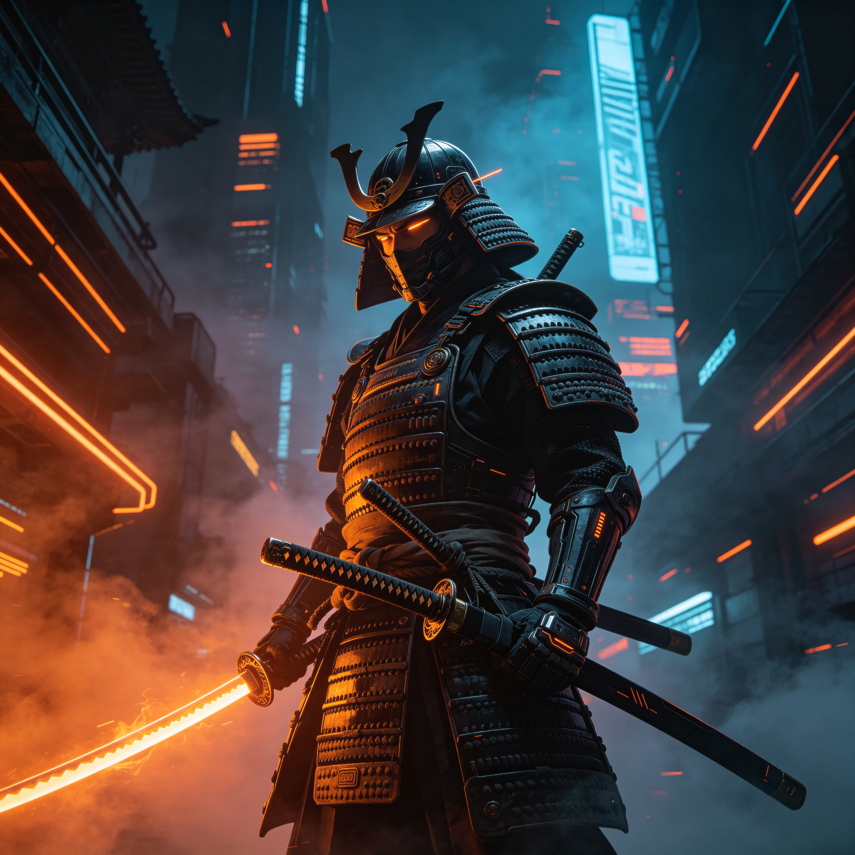 cyberpunk samurai