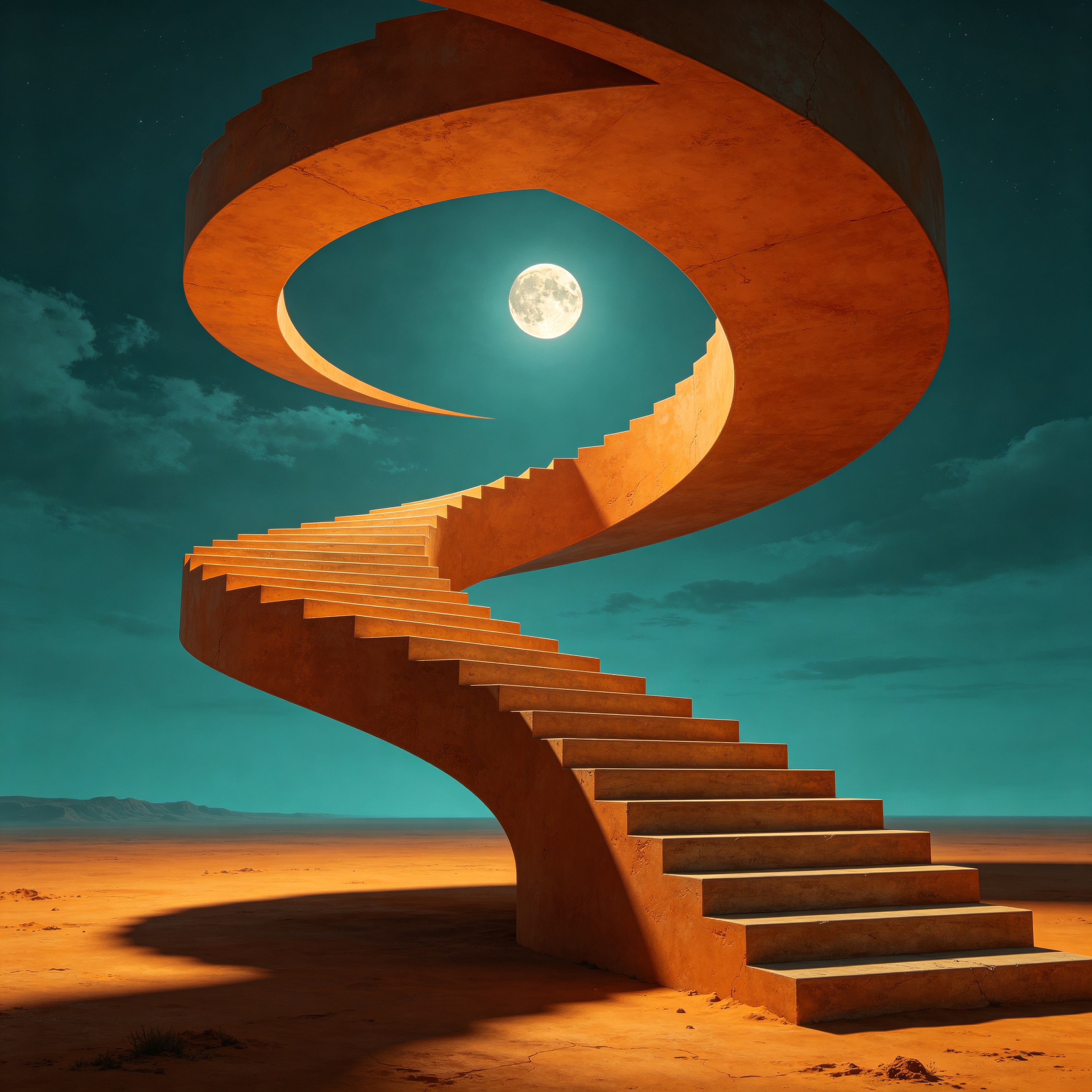 a staircase that loo