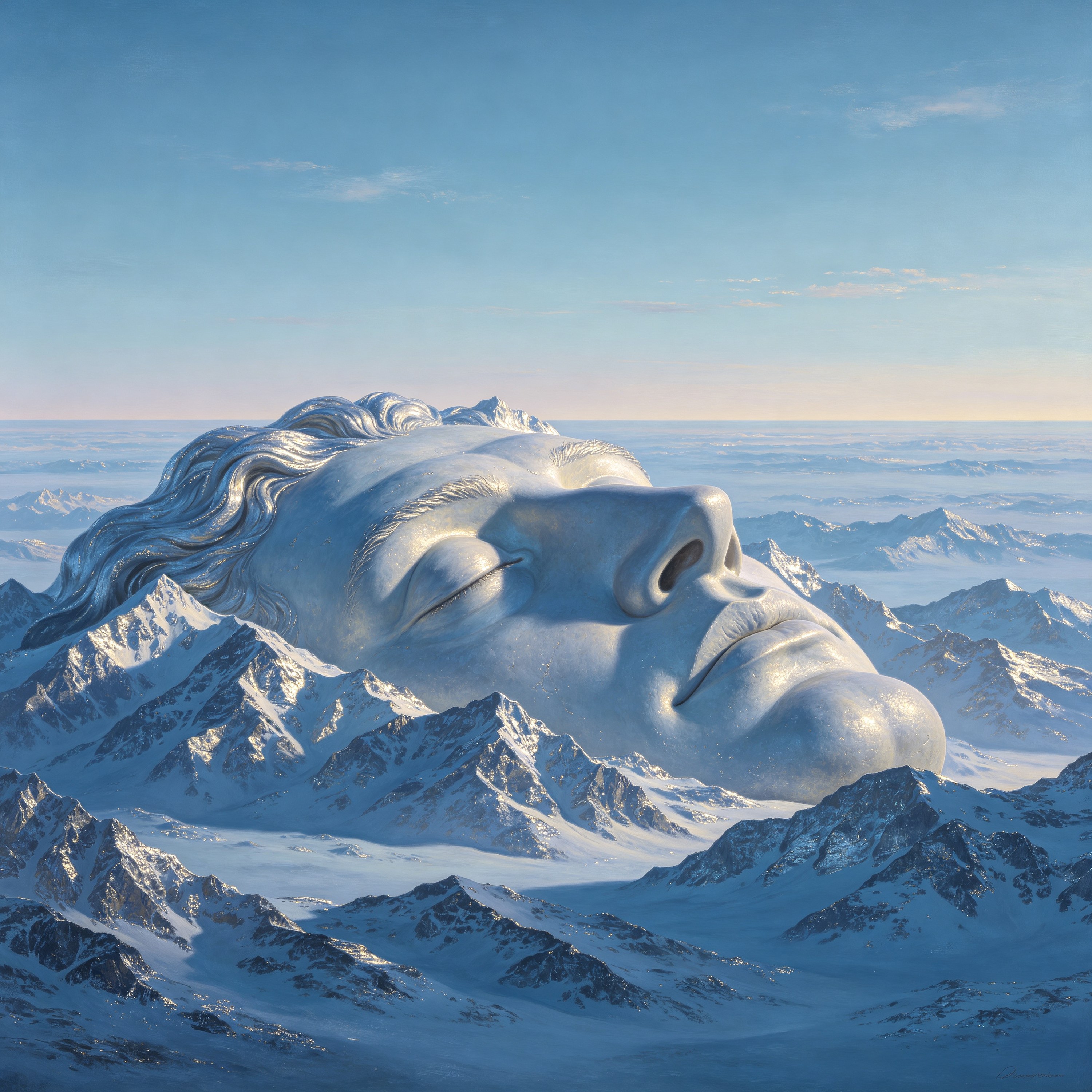 a mountain range tha