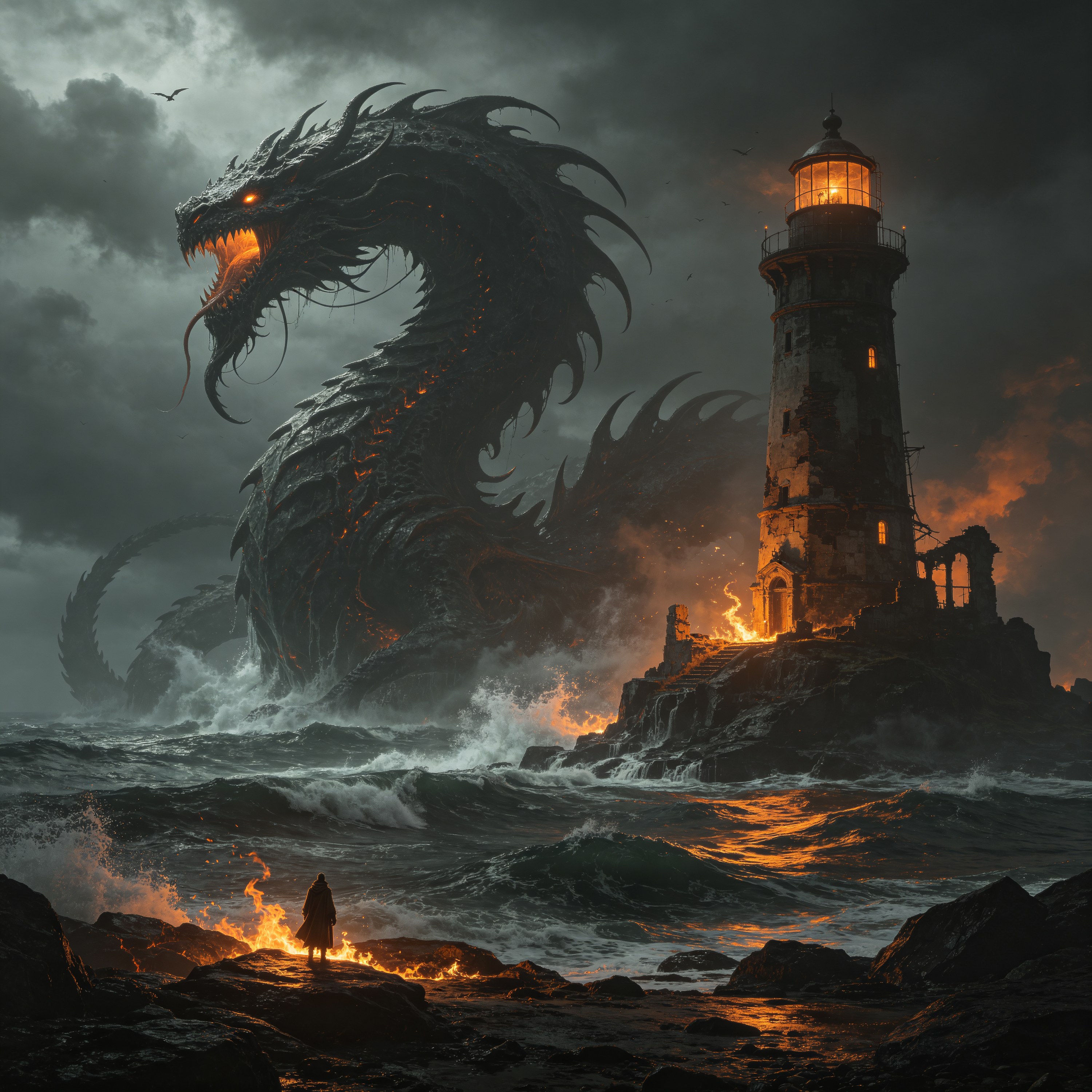 a giant sea monster