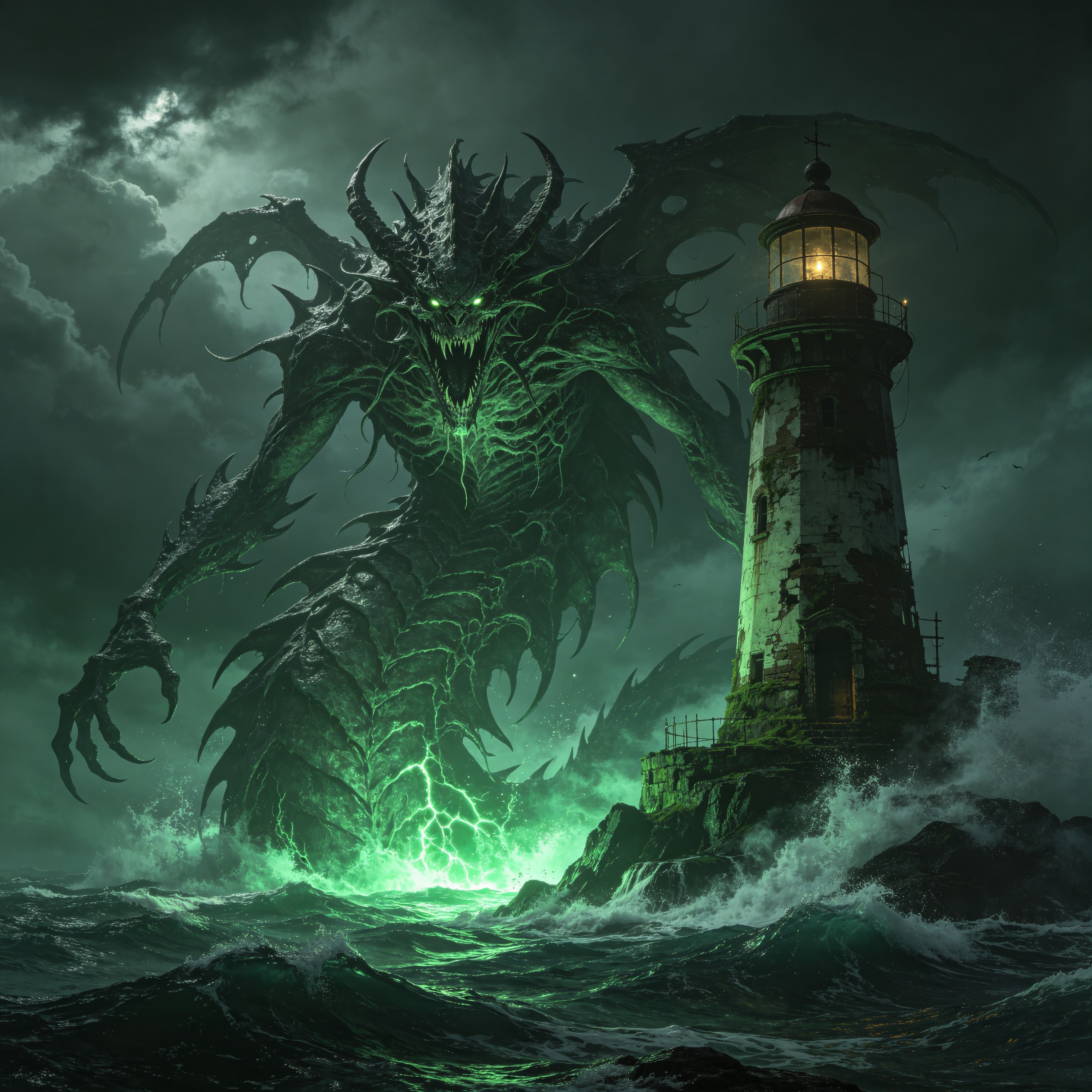 a giant sea monster