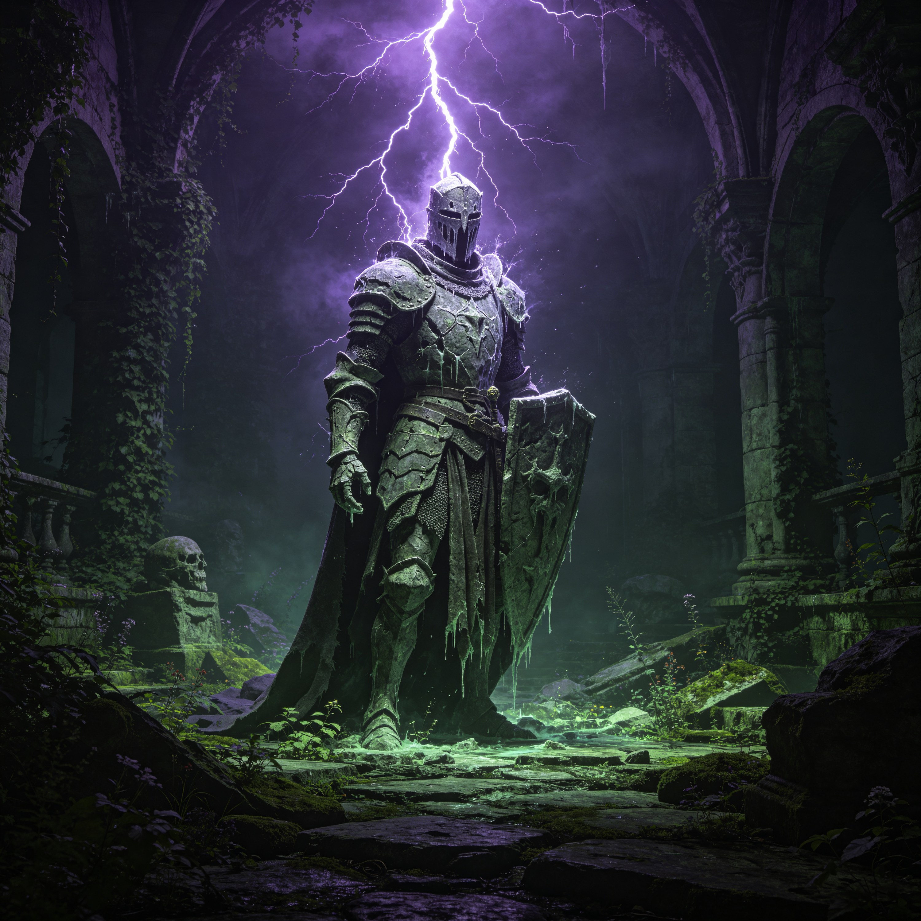 a cursed knight slow