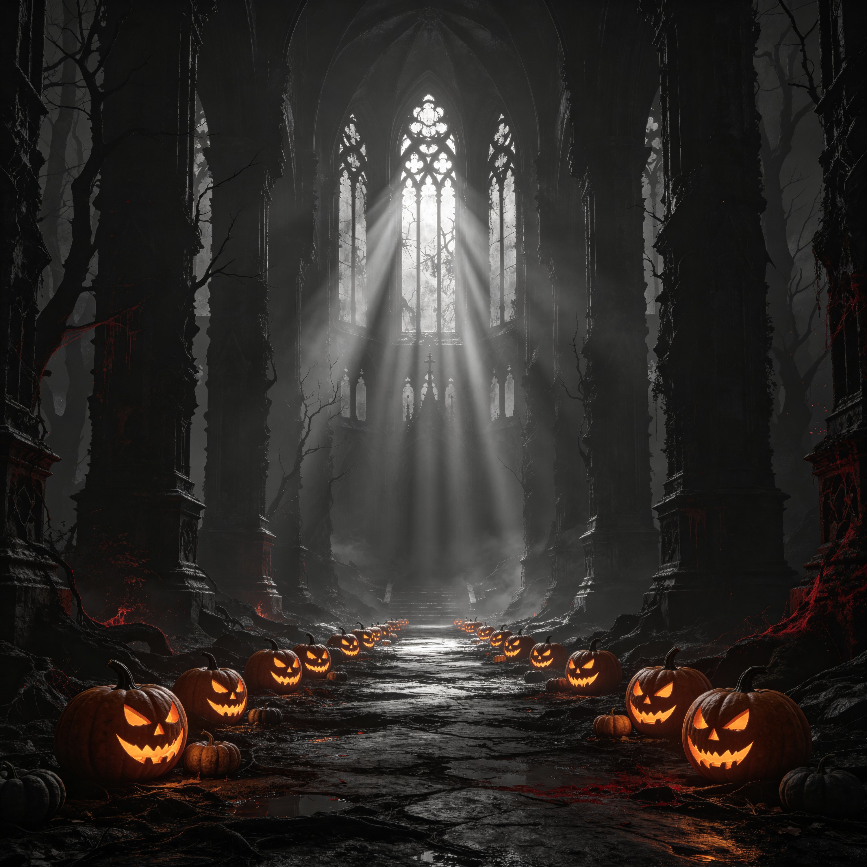a dark forest path l