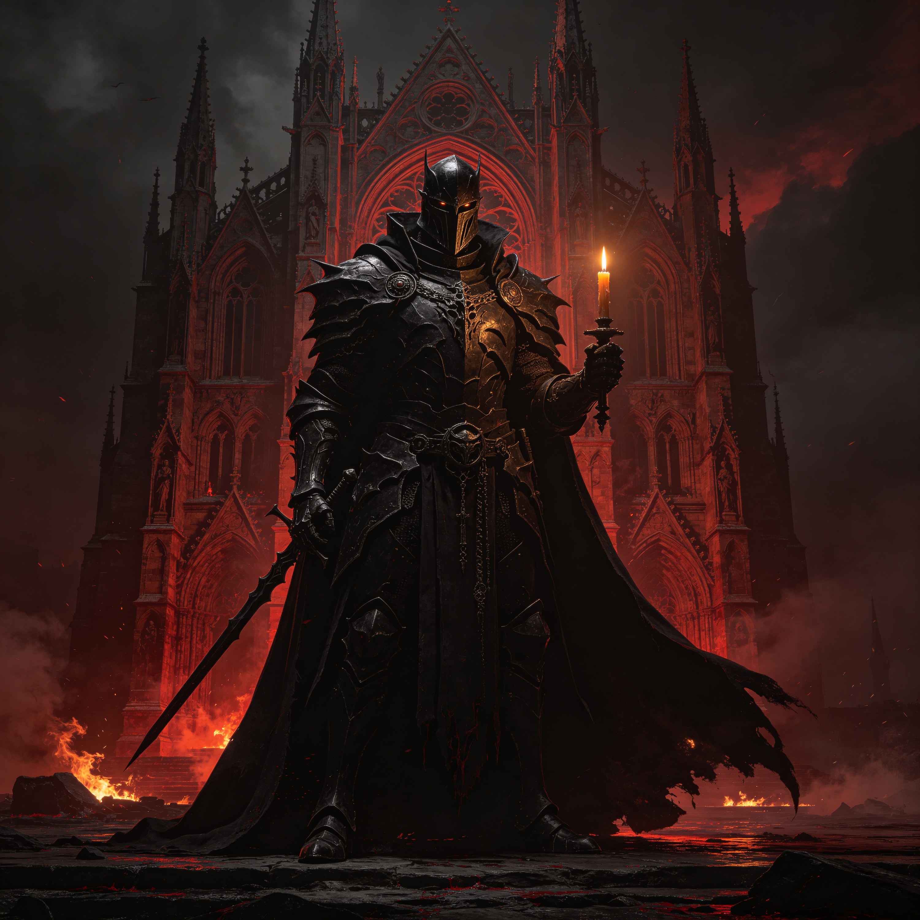 a towering dark knig