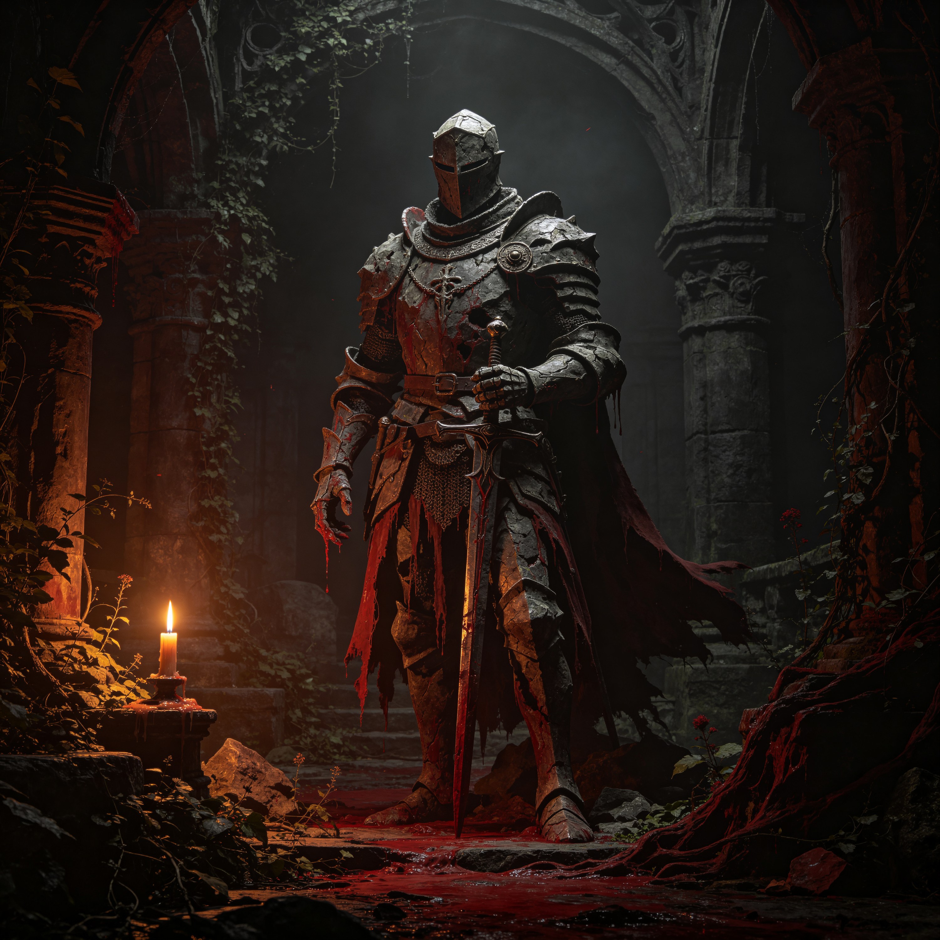 a cursed knight slow