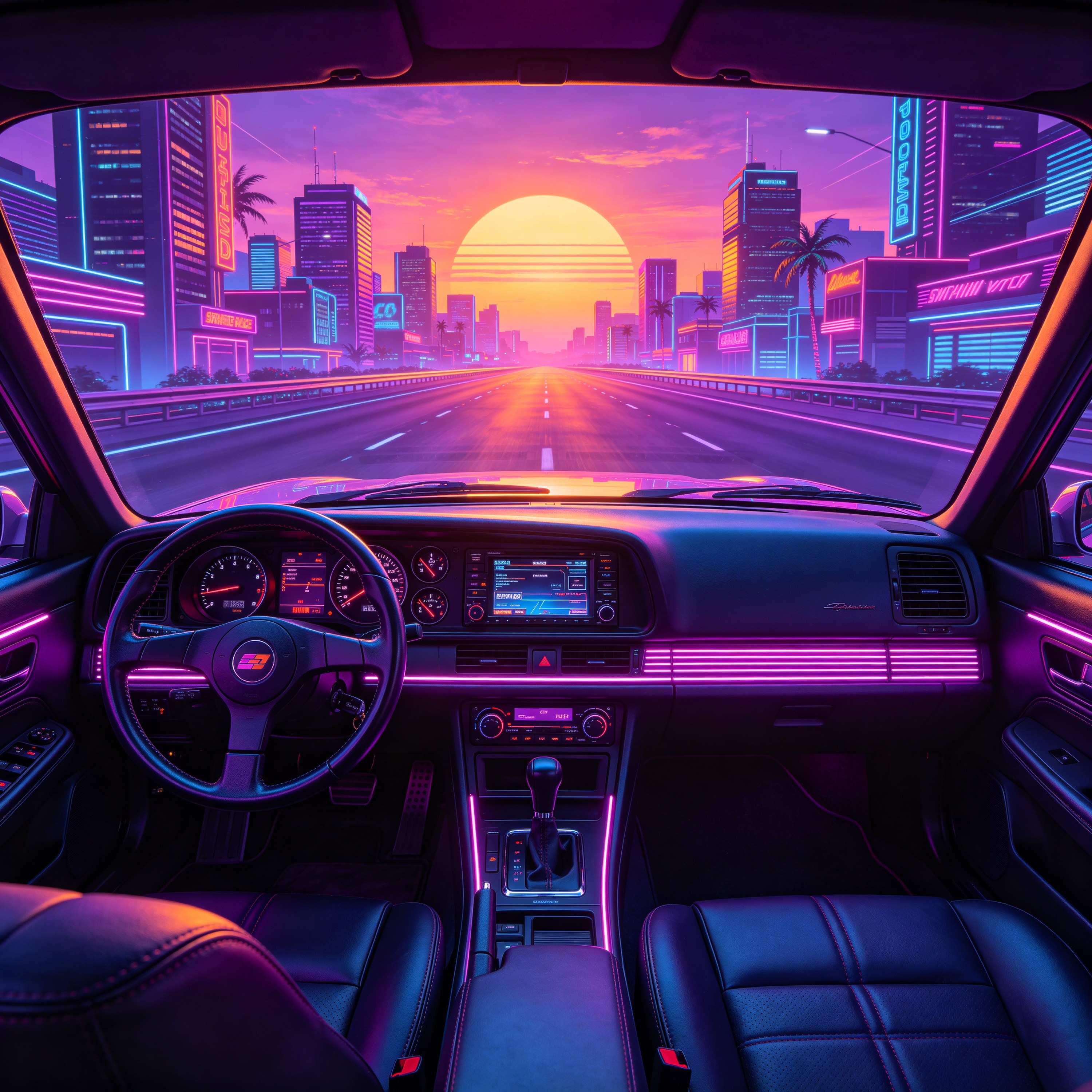 a 80s sports car int