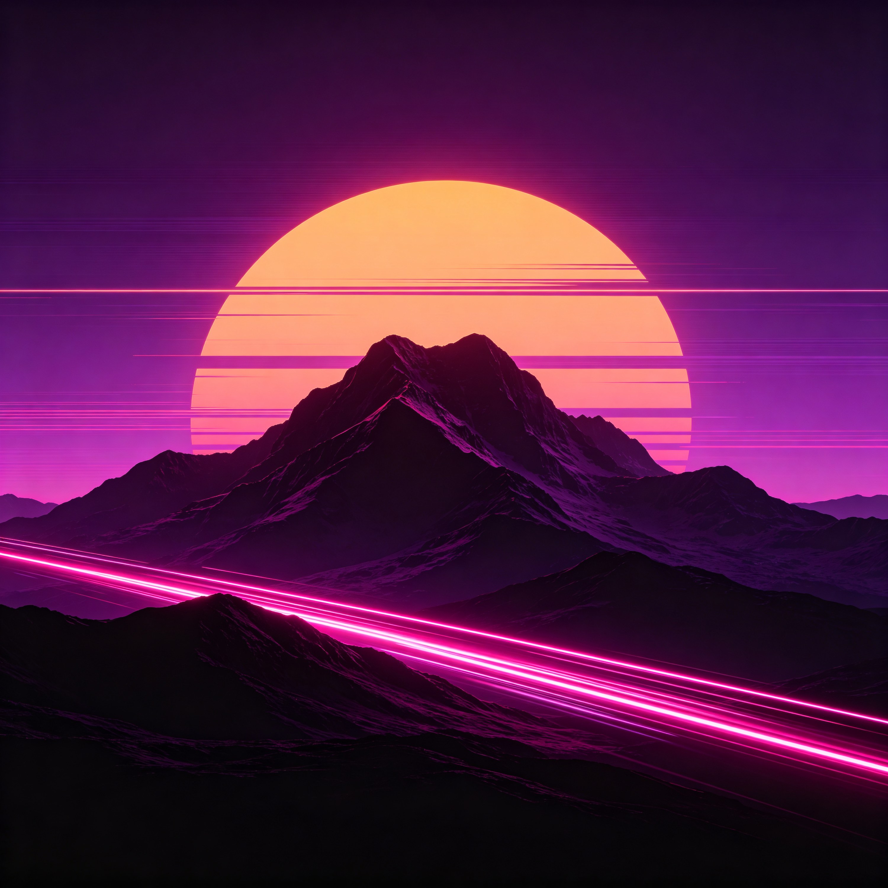 a mountain range sil