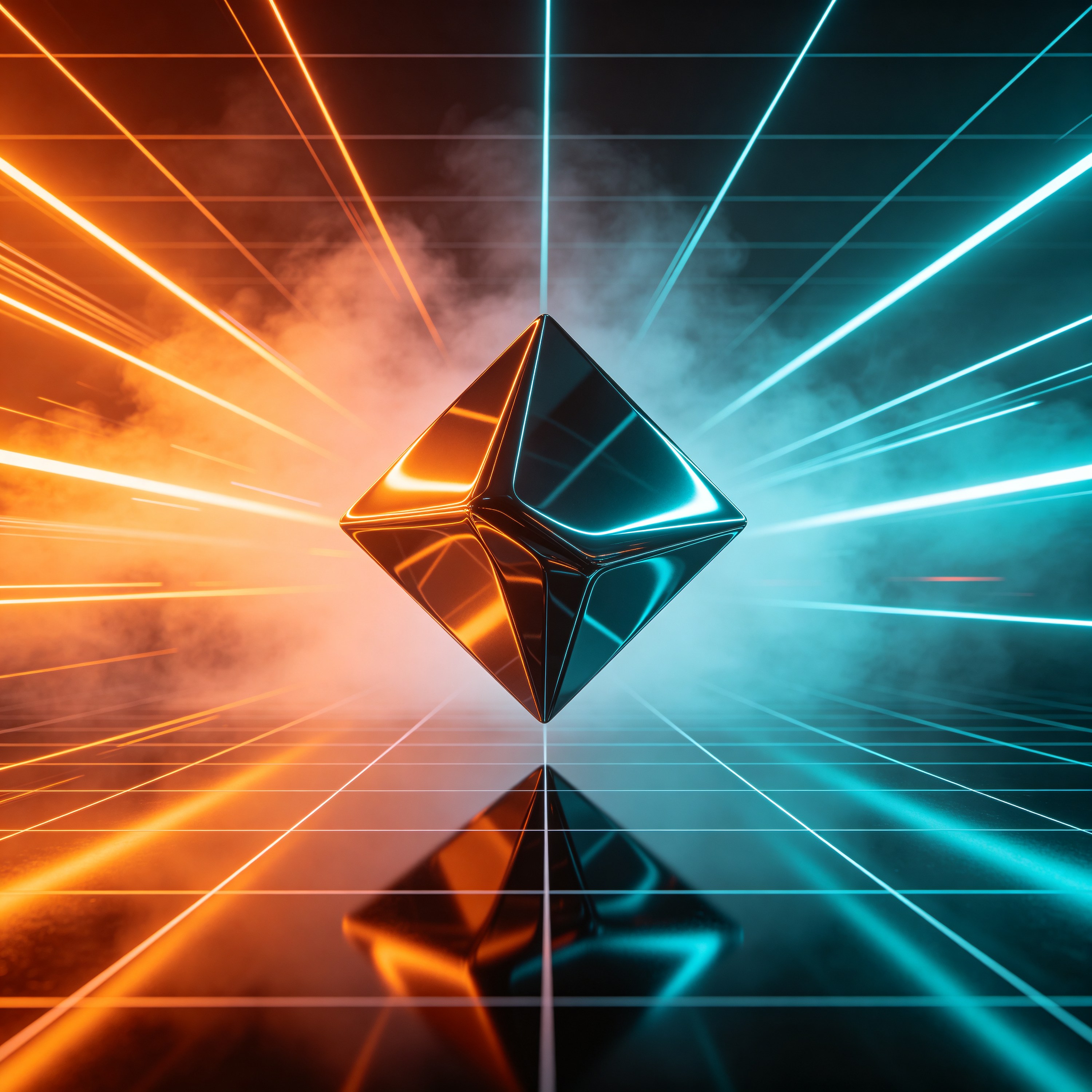 a chrome geometric s